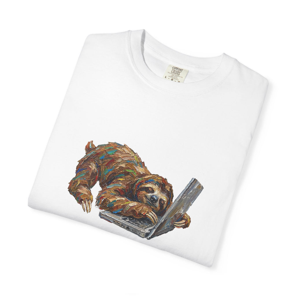 Sloth with Laptop Graphic Tee (What Project?)