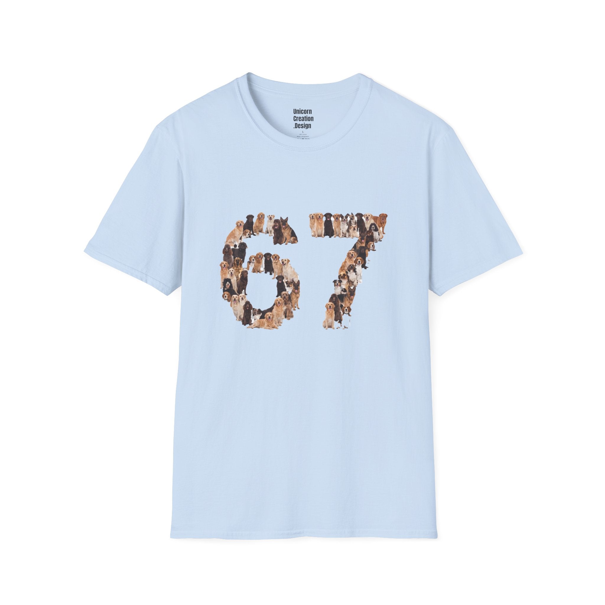 Dogs Number 67 Soft T-Shirt (Animal Lover)