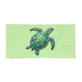 Colorful Sea Turtle Beach Towel — Dreamy Seaside Towel