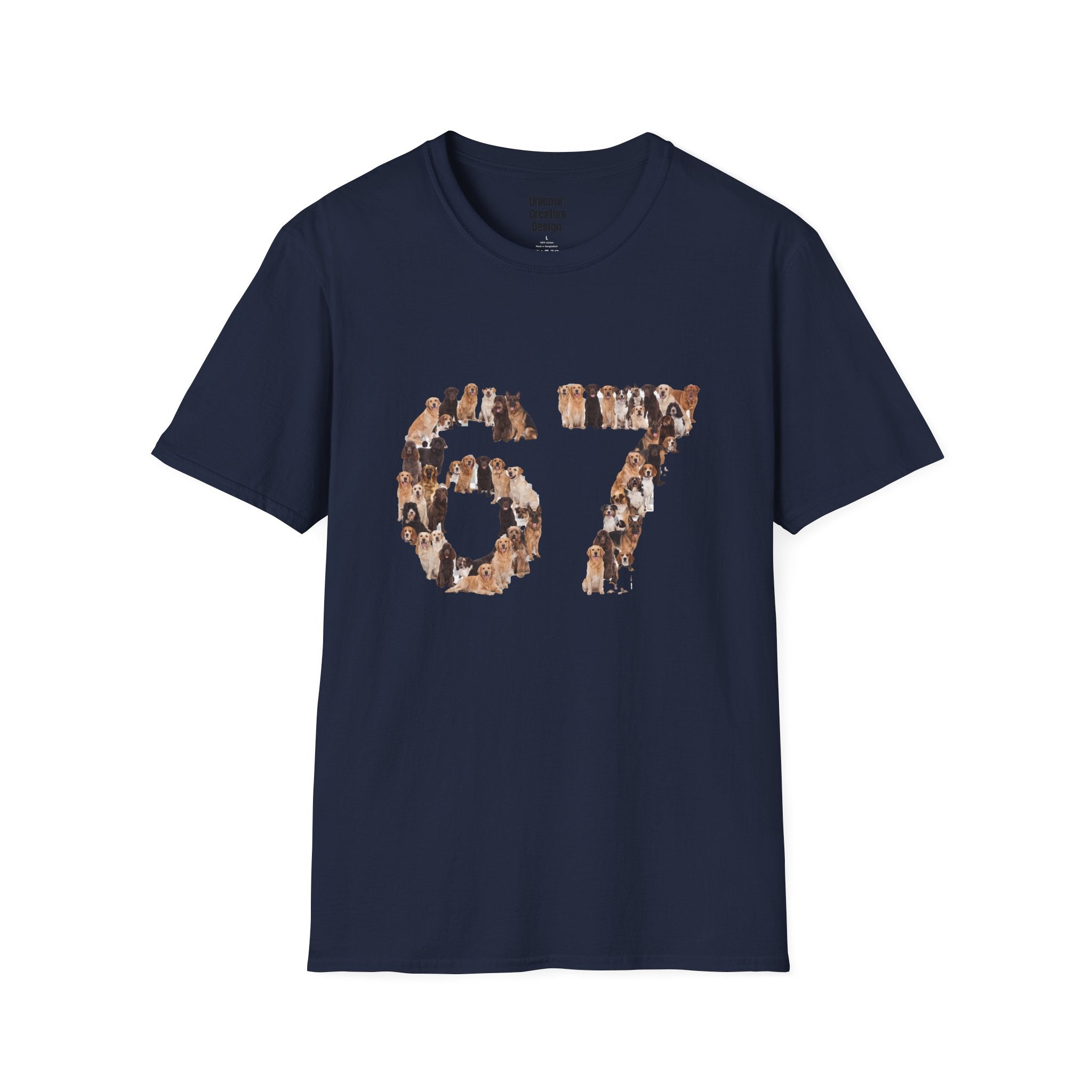 Dogs Number 67 Soft T-Shirt (Animal Lover)