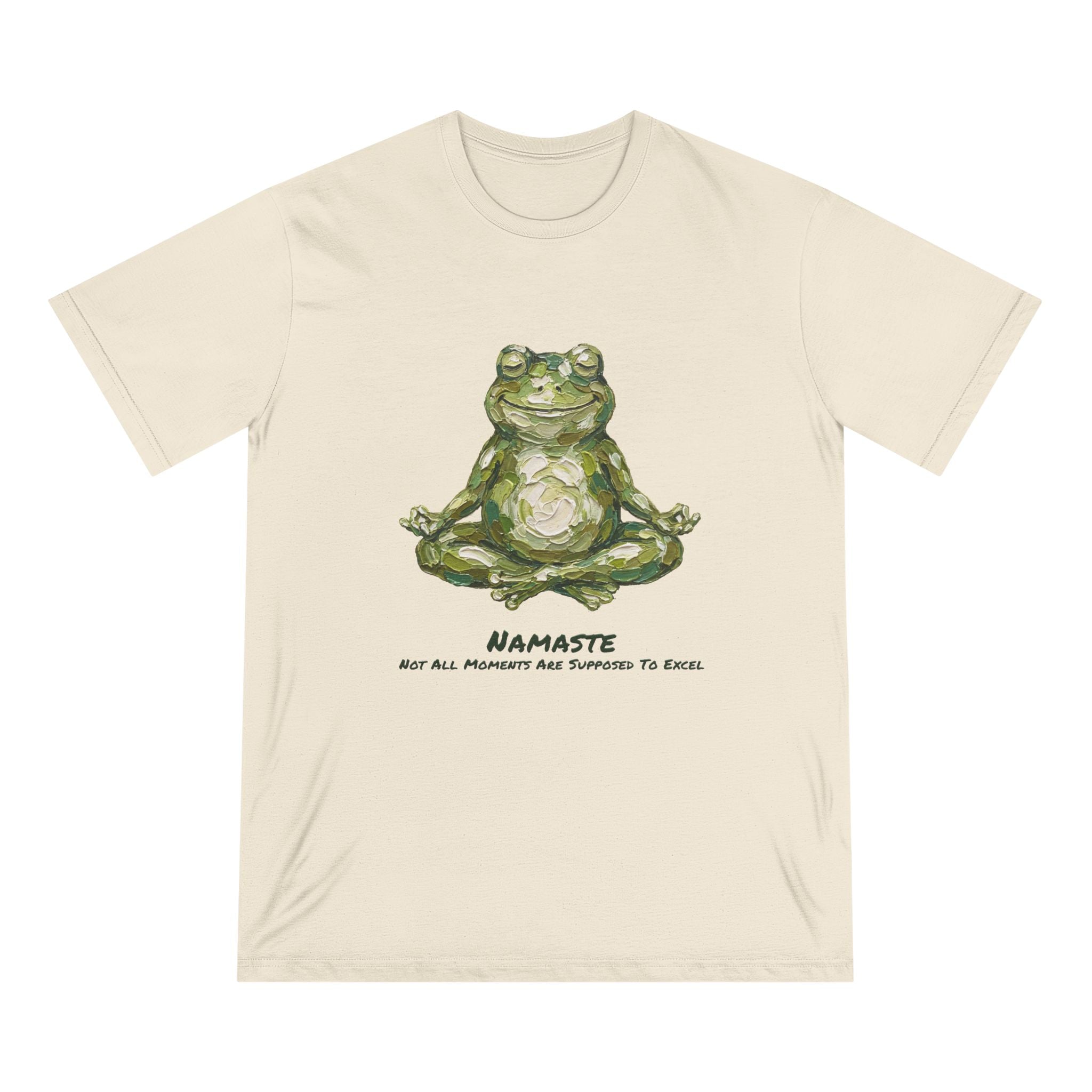 Organic Namaste Frog Graphic T-Shirt
