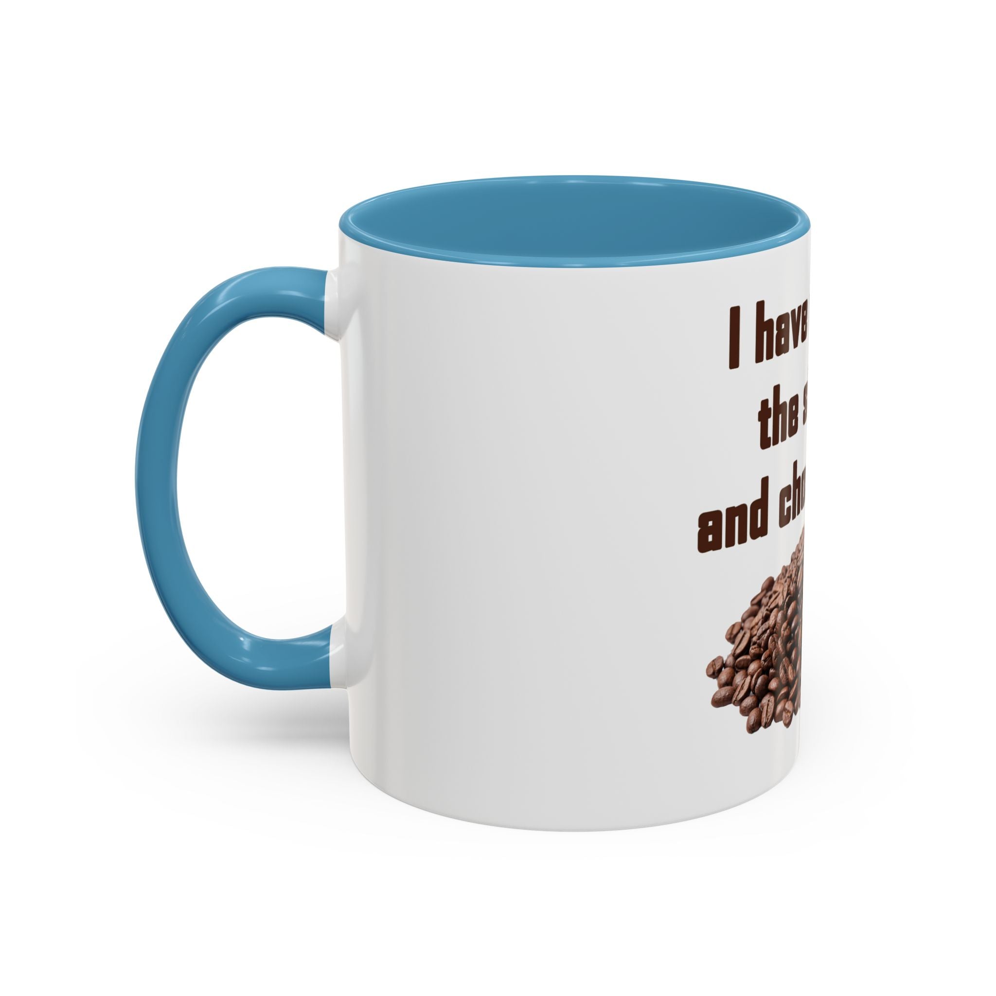 Coffee Mug — "I have reviewed the situation and chosen coffee" (15 oz)