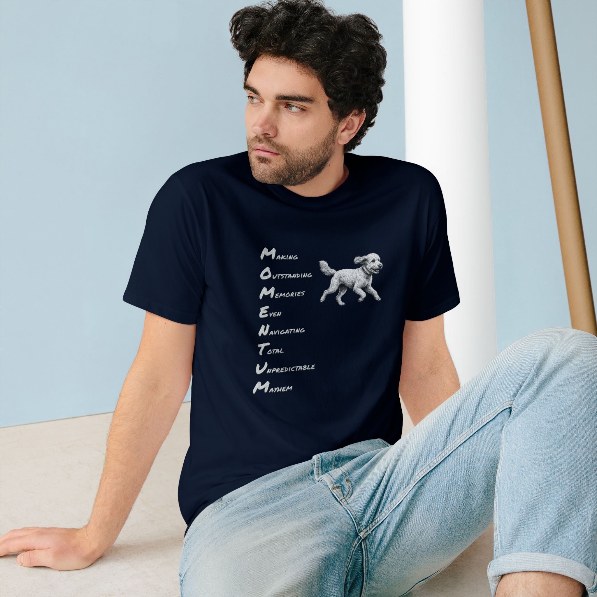 Organic Momentum Dog Graphic T-Shirt