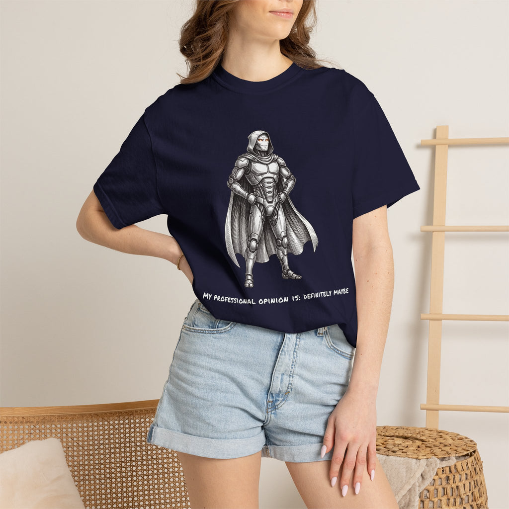 Robot Confident Graphic Tee — (Professional Opinion is Definite Maybe)