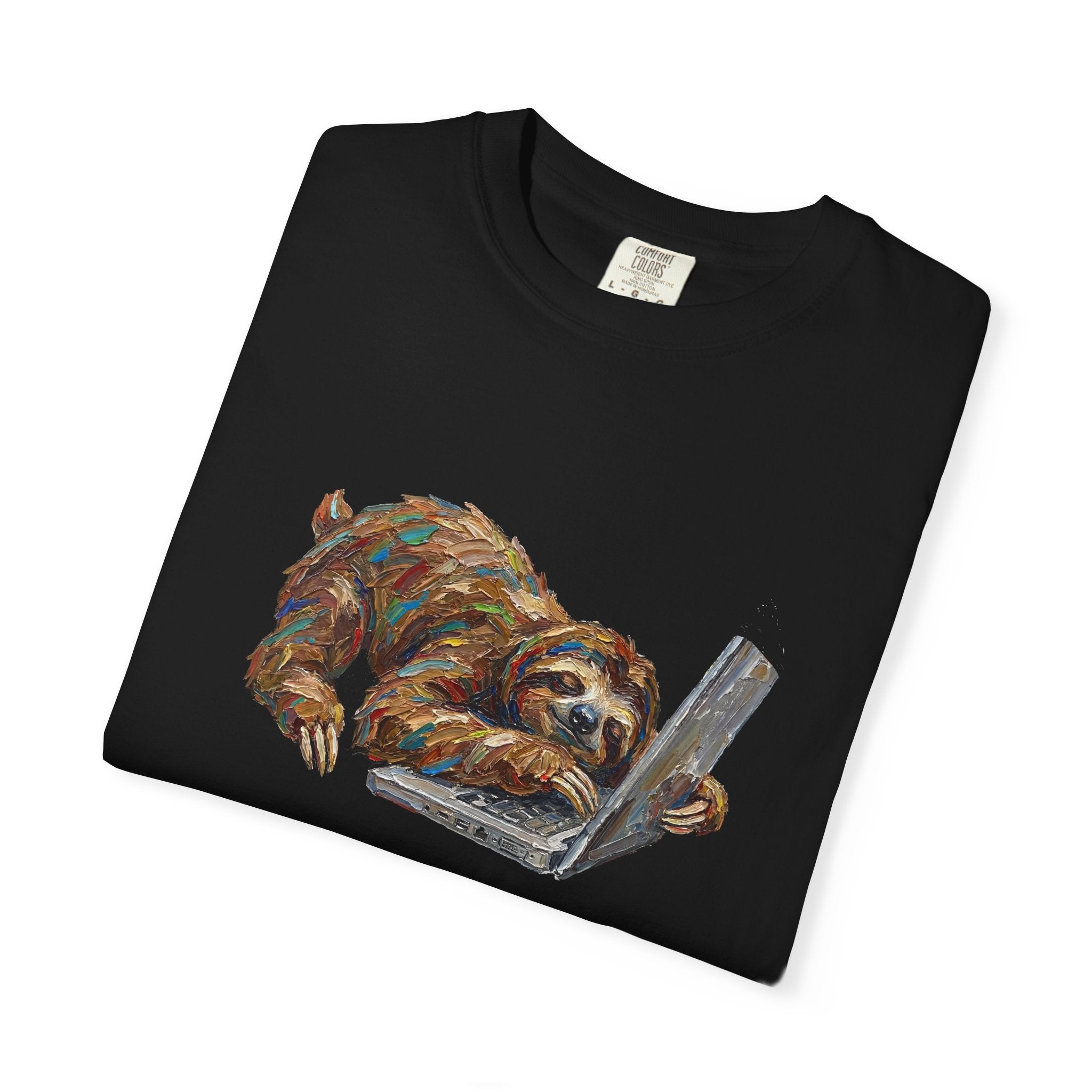 Sloth with Laptop Graphic Tee (What Project?)