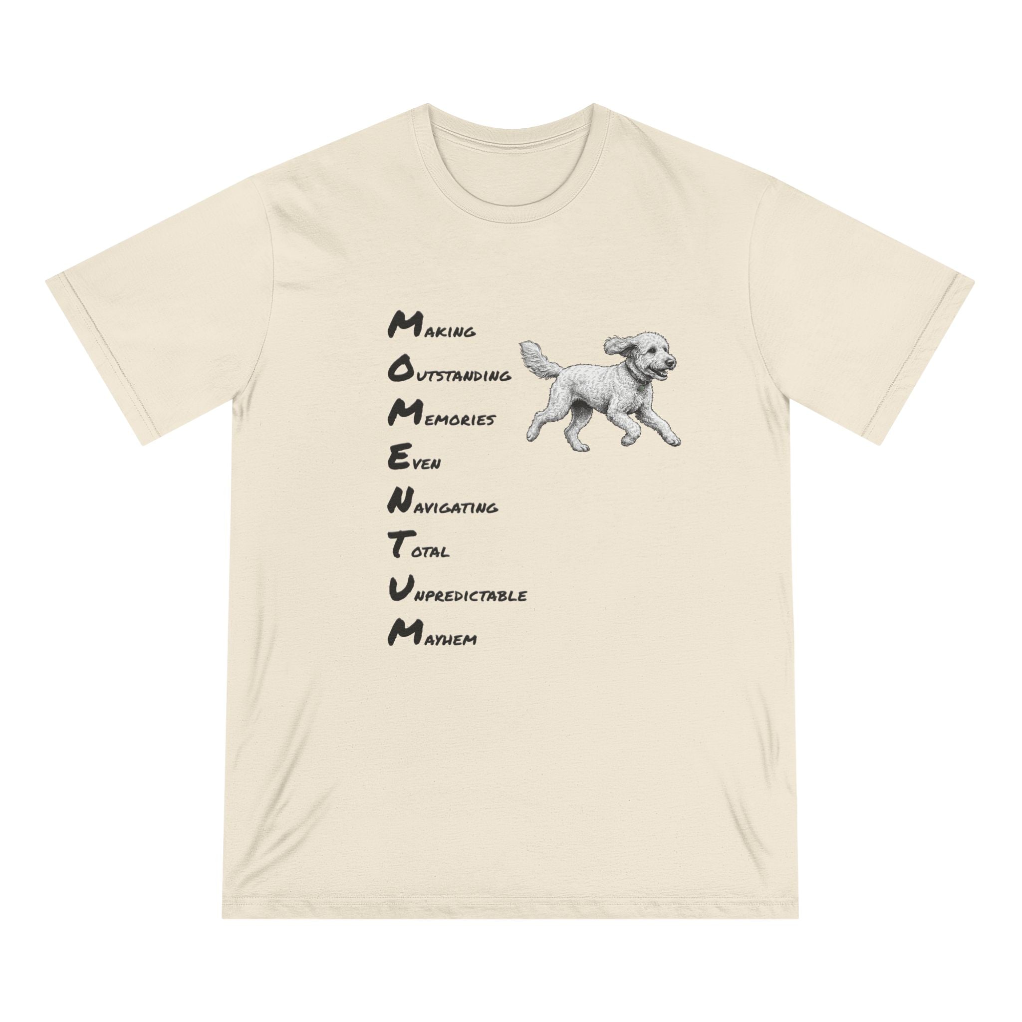 Organic Momentum Dog Graphic T-Shirt