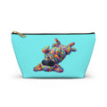Vibrant Sleepy Dog Accessory Pouch/Makeup Bag
