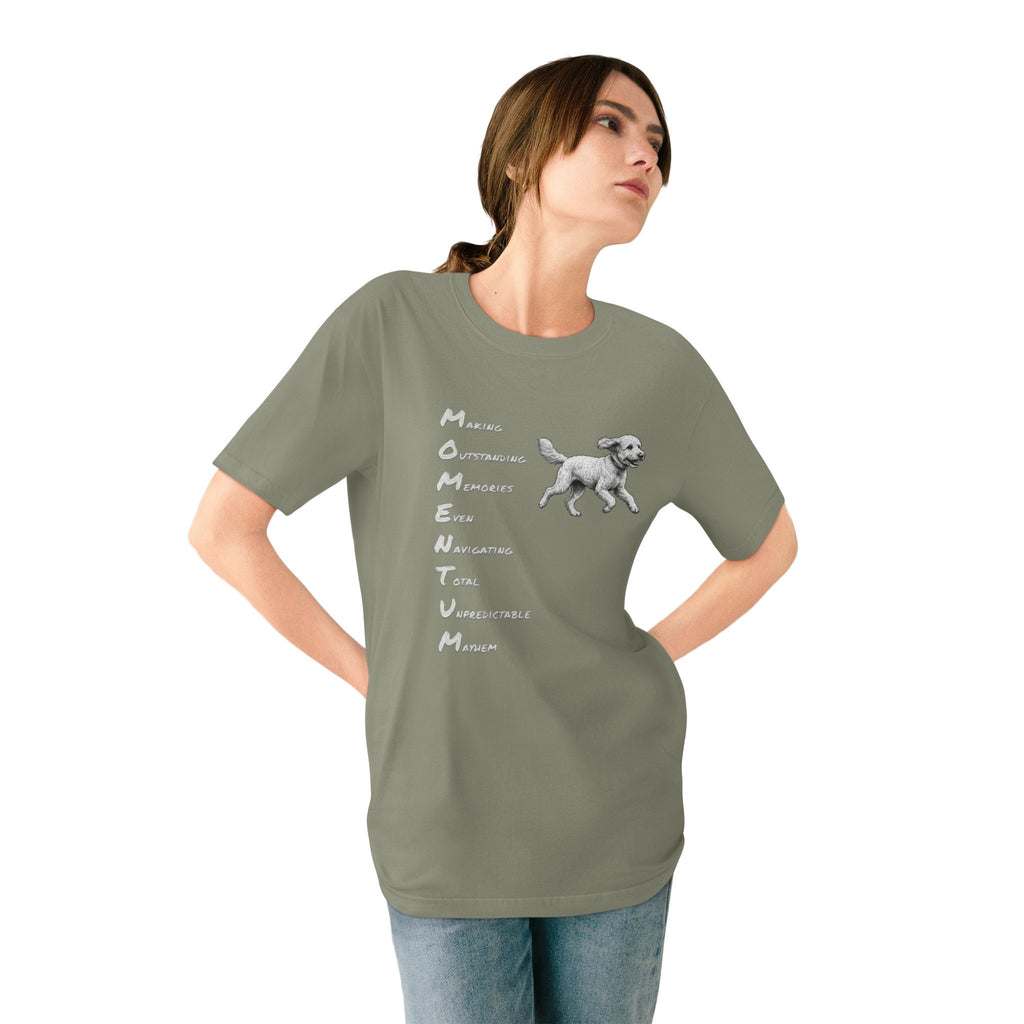 Organic Momentum Dog Graphic T-Shirt