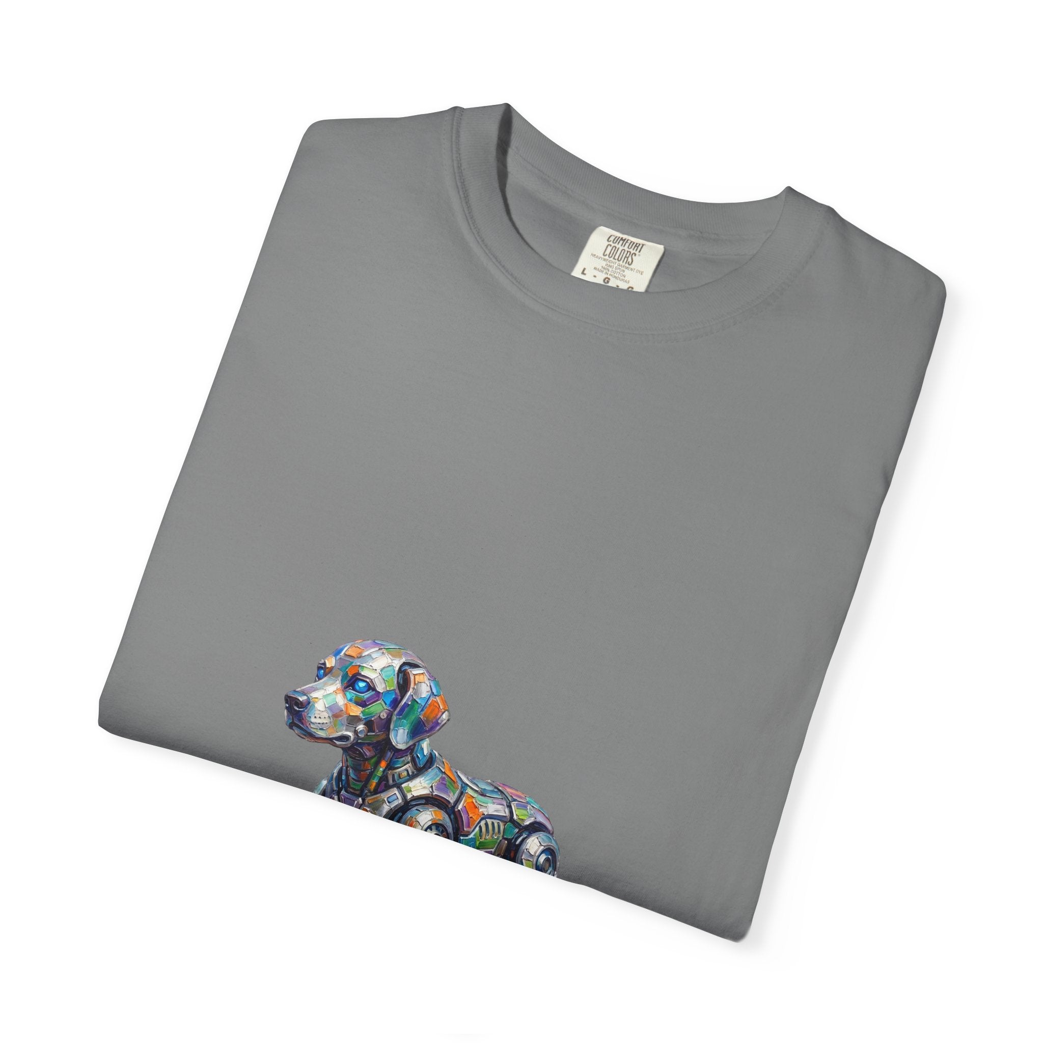 Robot Dog T‑Shirt — “Waiting For My Human To Reboot" Tee