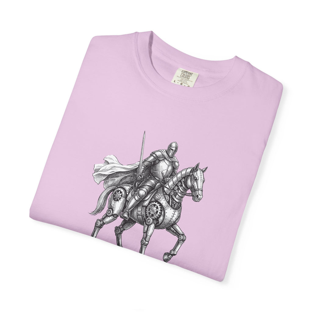 Knight & His Steed T‑Shirt — “This Quest Requires Charging Stations" Tee