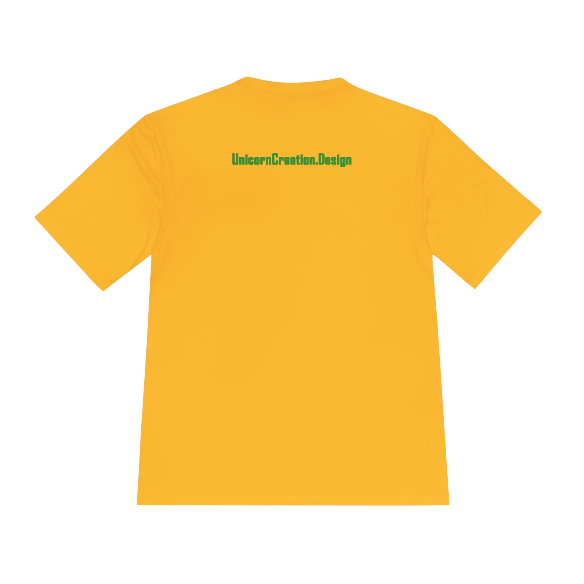 Rainbow Goldendoodle Performance Shirt — Colorful Dog Graphic Tee (My Emotional Support Human Is Offline)
