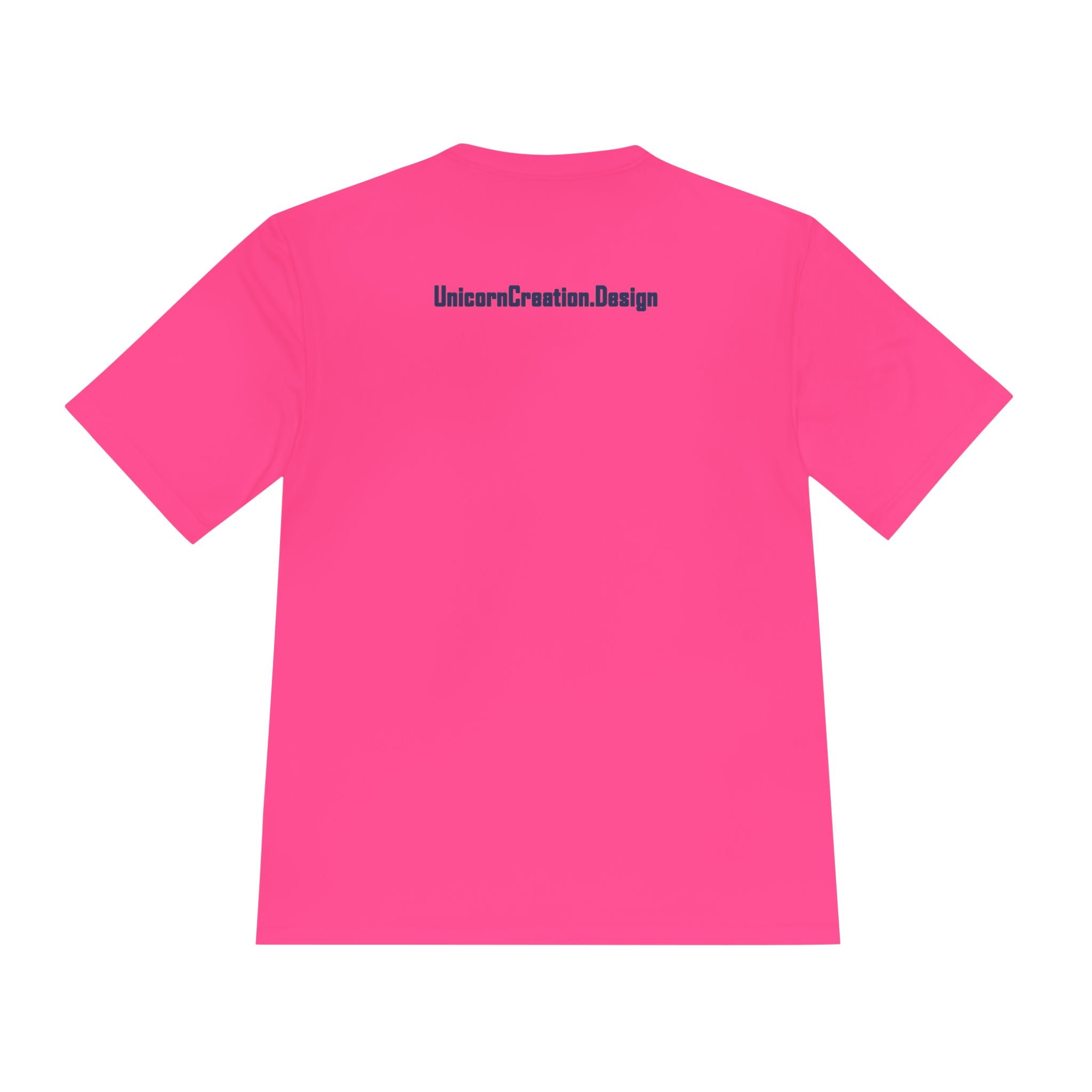 Unicorn Stat Card Moisture Wicking Shirt — "Special Ability: Invisibility"