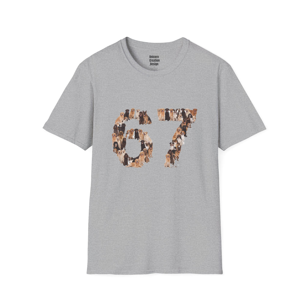 Dogs Number 67 Soft T-Shirt (Animal Lover)