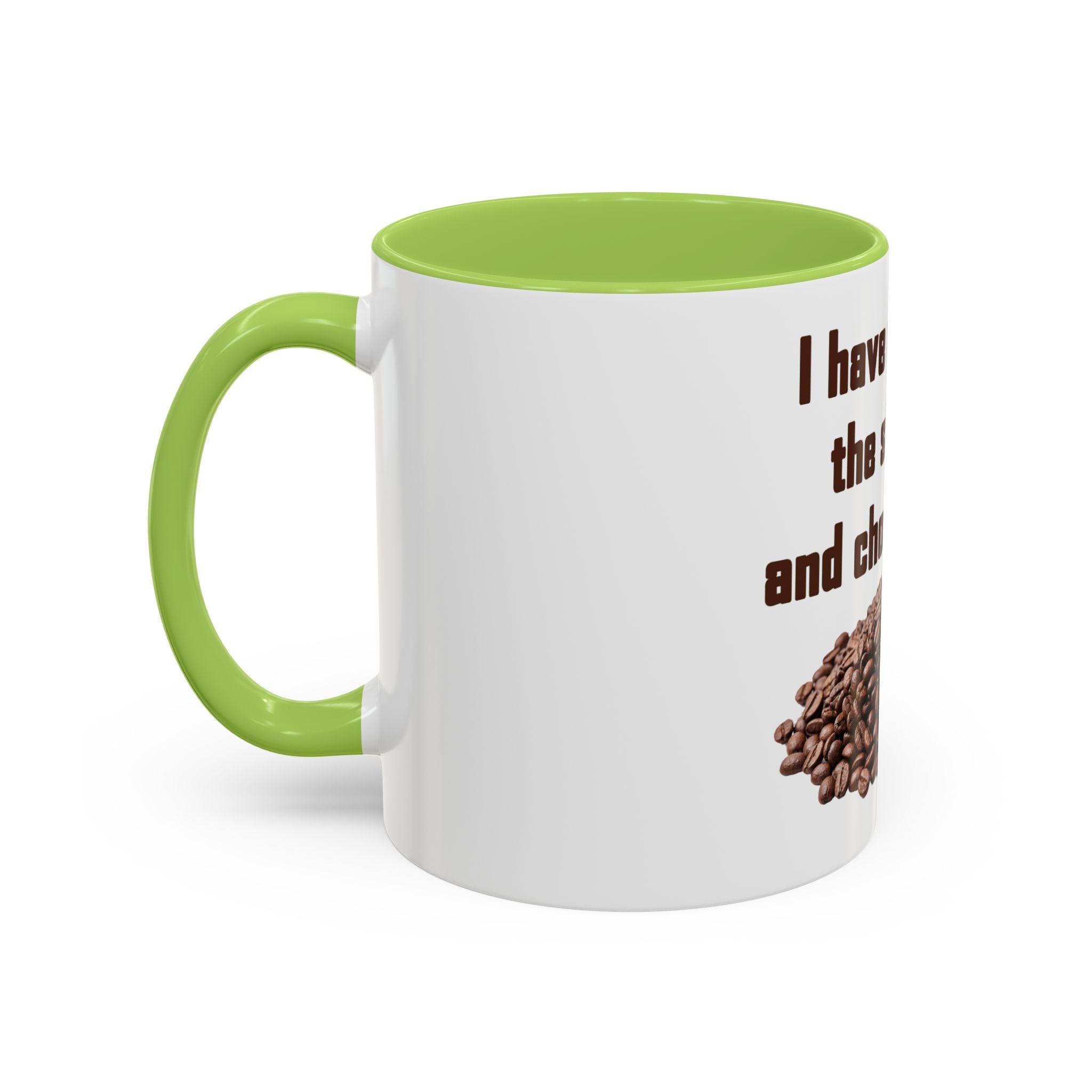 Coffee Mug — "I have reviewed the situation and chosen coffee" (15 oz)