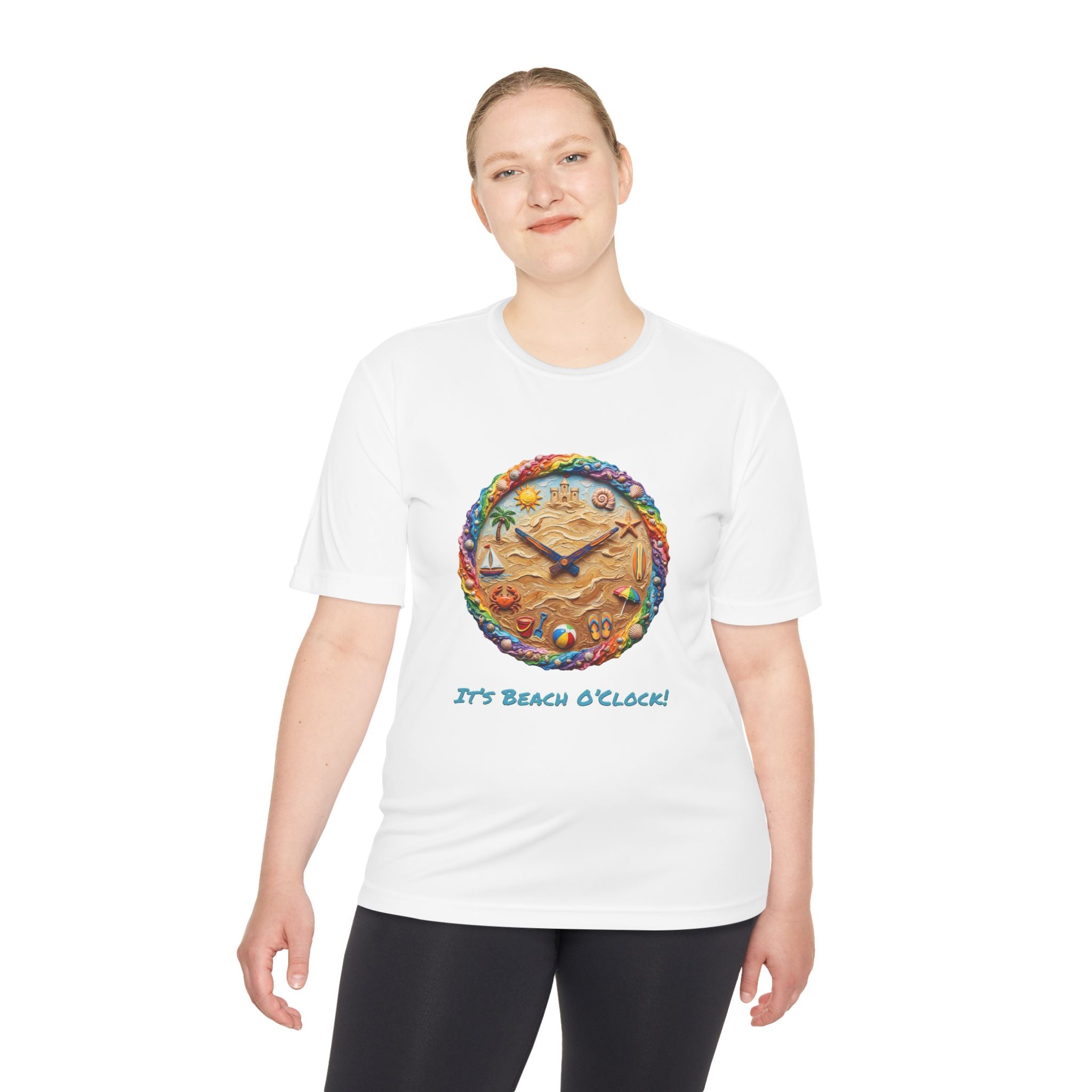 Beach Clock Performance Shirt — Graphic Tee