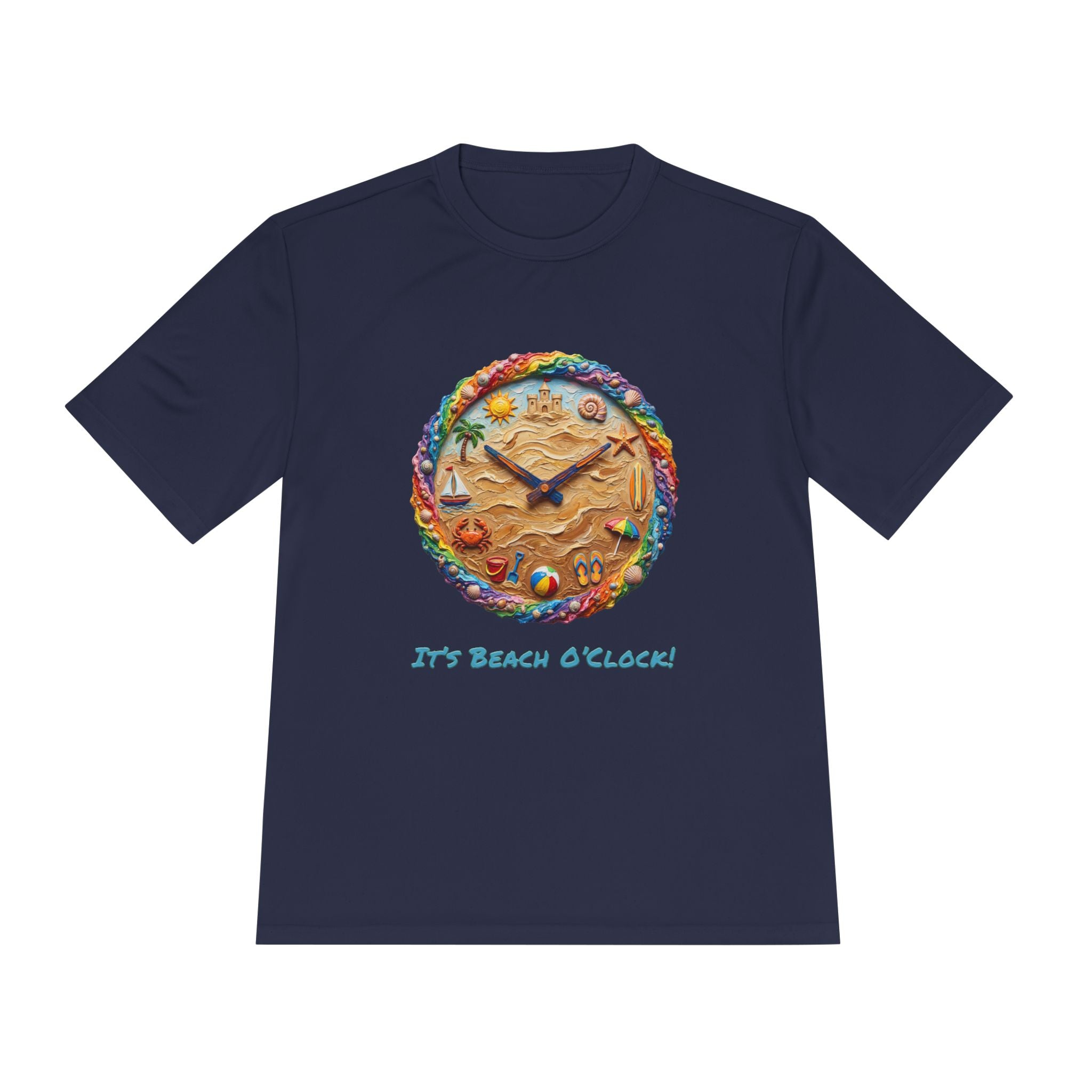 Beach Clock Performance Shirt — Graphic Tee
