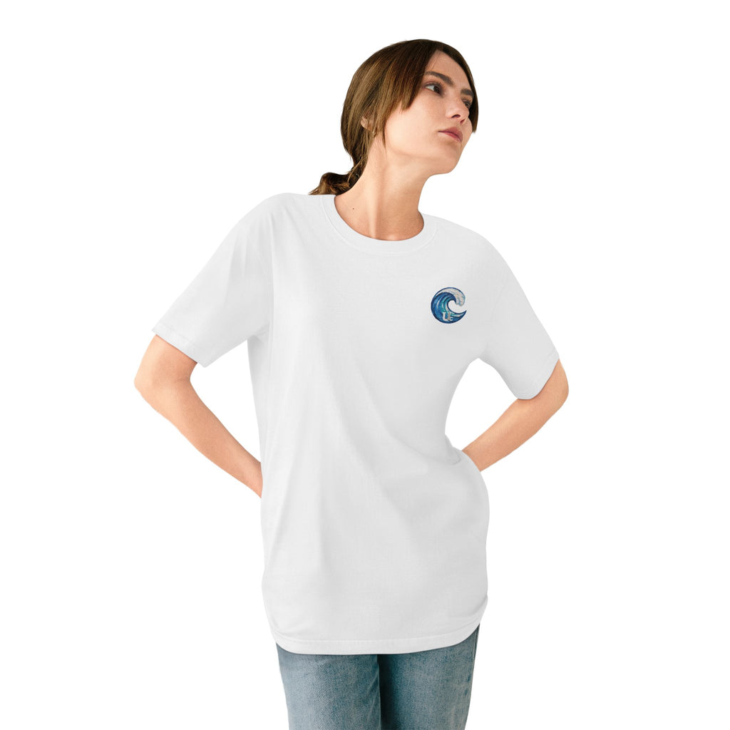 Organic Dog Surfing Graphic T-Shirt