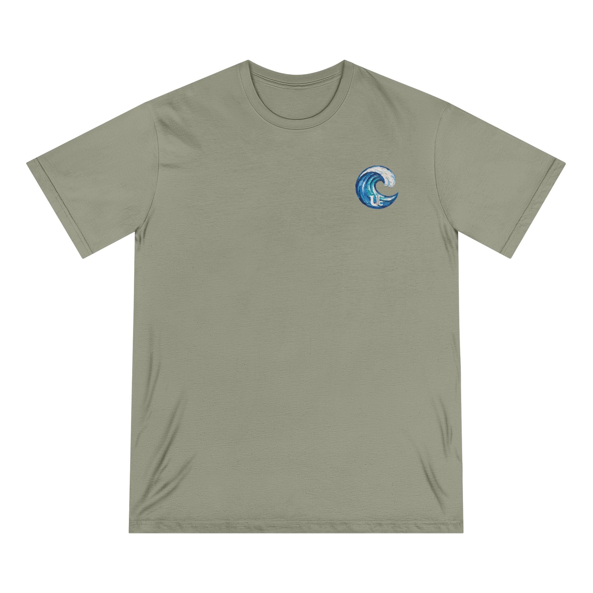 Organic Dog Surfing Graphic T-Shirt
