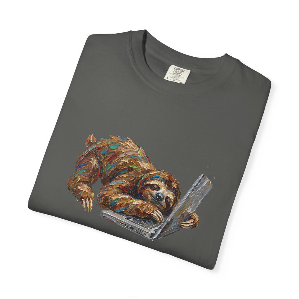 Sloth with Laptop Graphic Tee (What Project?)