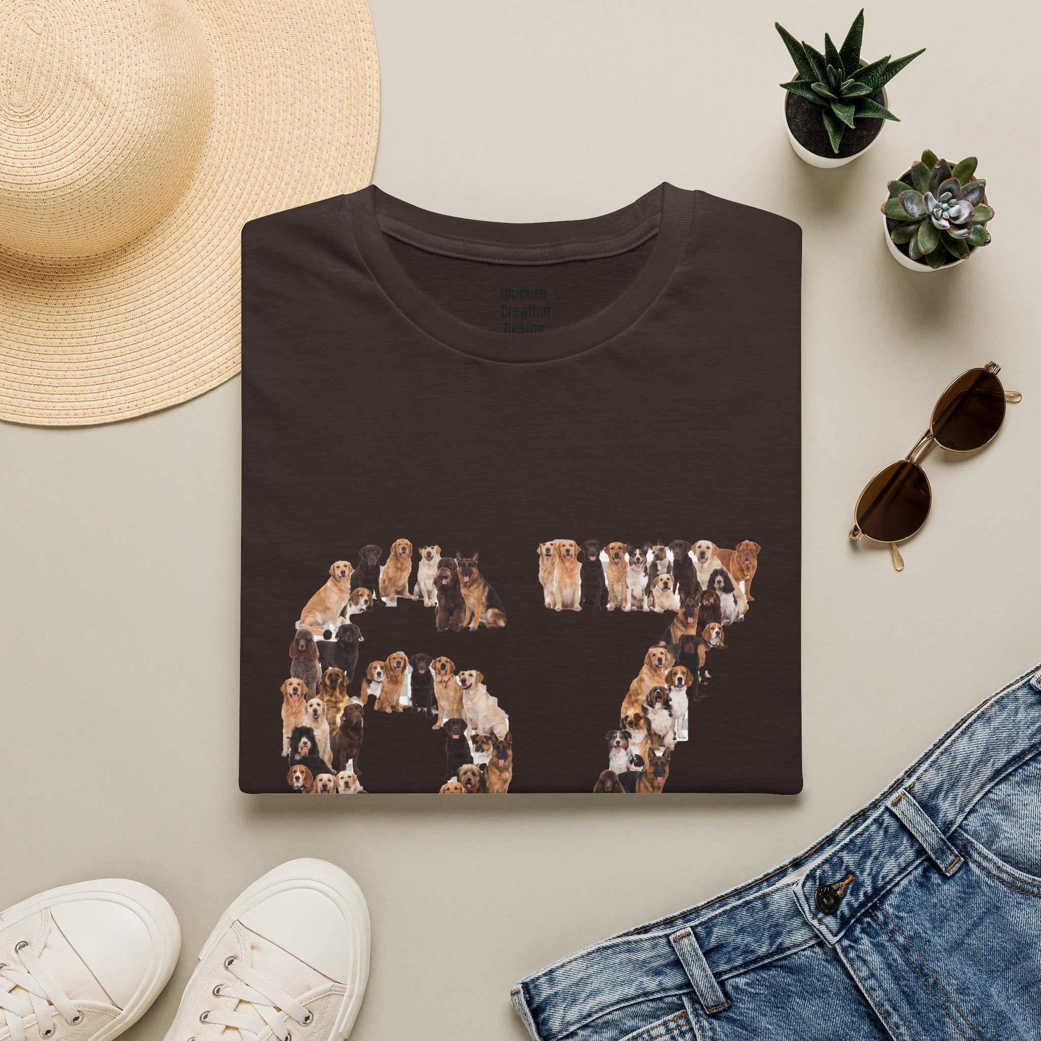 Dogs Number 67 Soft T-Shirt (Animal Lover)