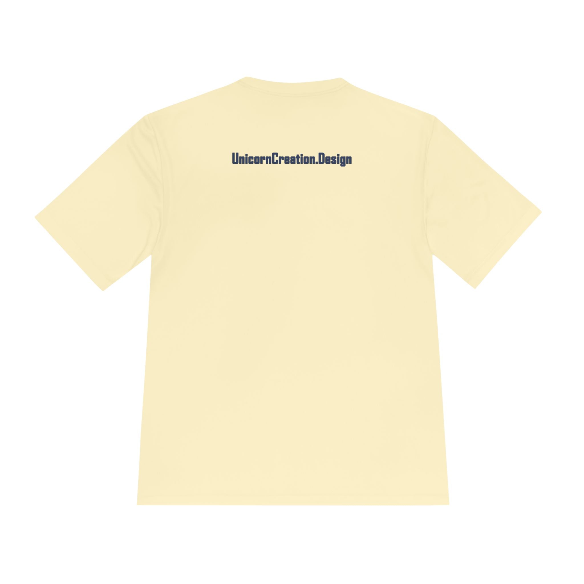 Unicorn Stat Card Moisture Wicking Shirt — "Special Ability: Invisibility"