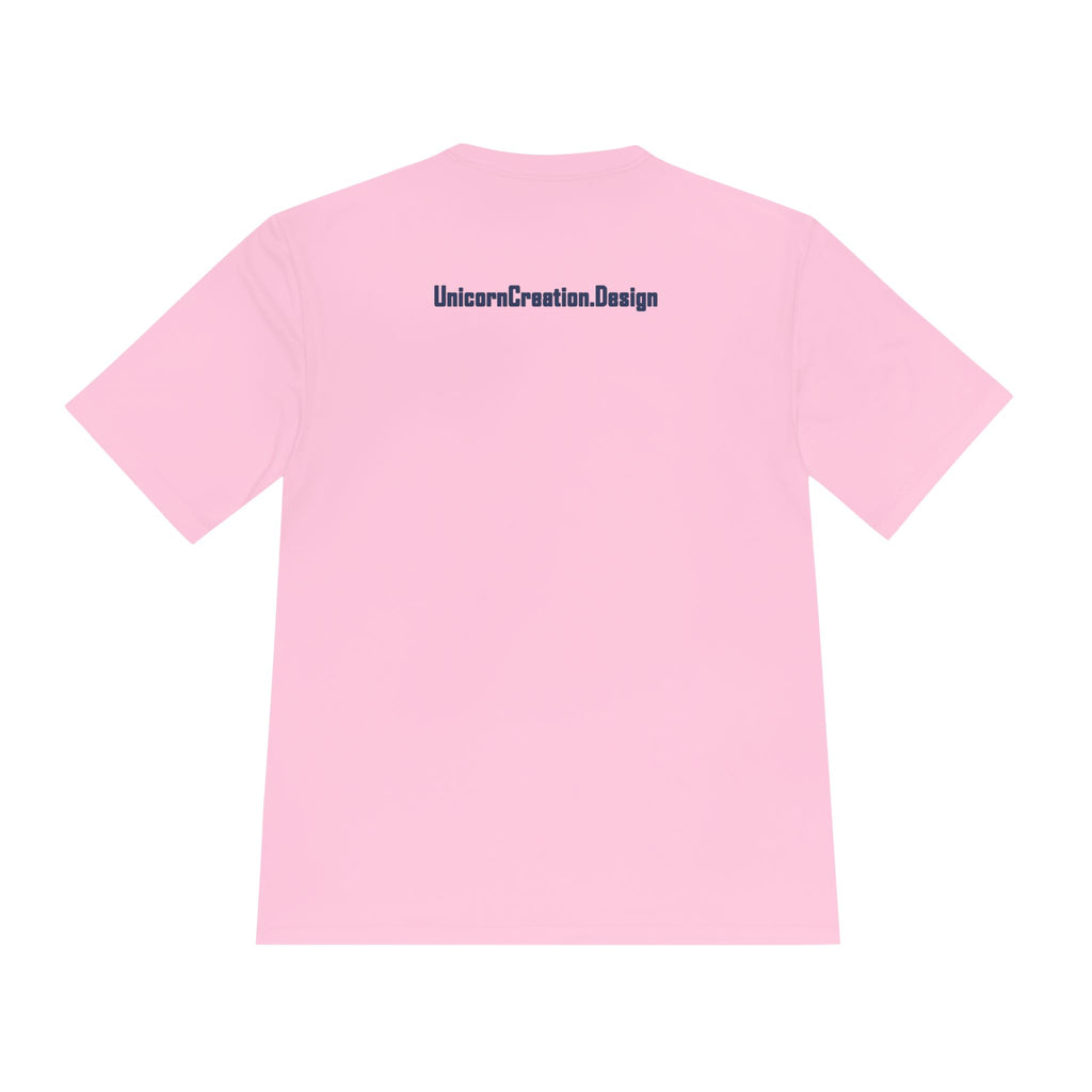 Unicorn Stat Card Moisture Wicking Shirt — "Special Ability: Invisibility"