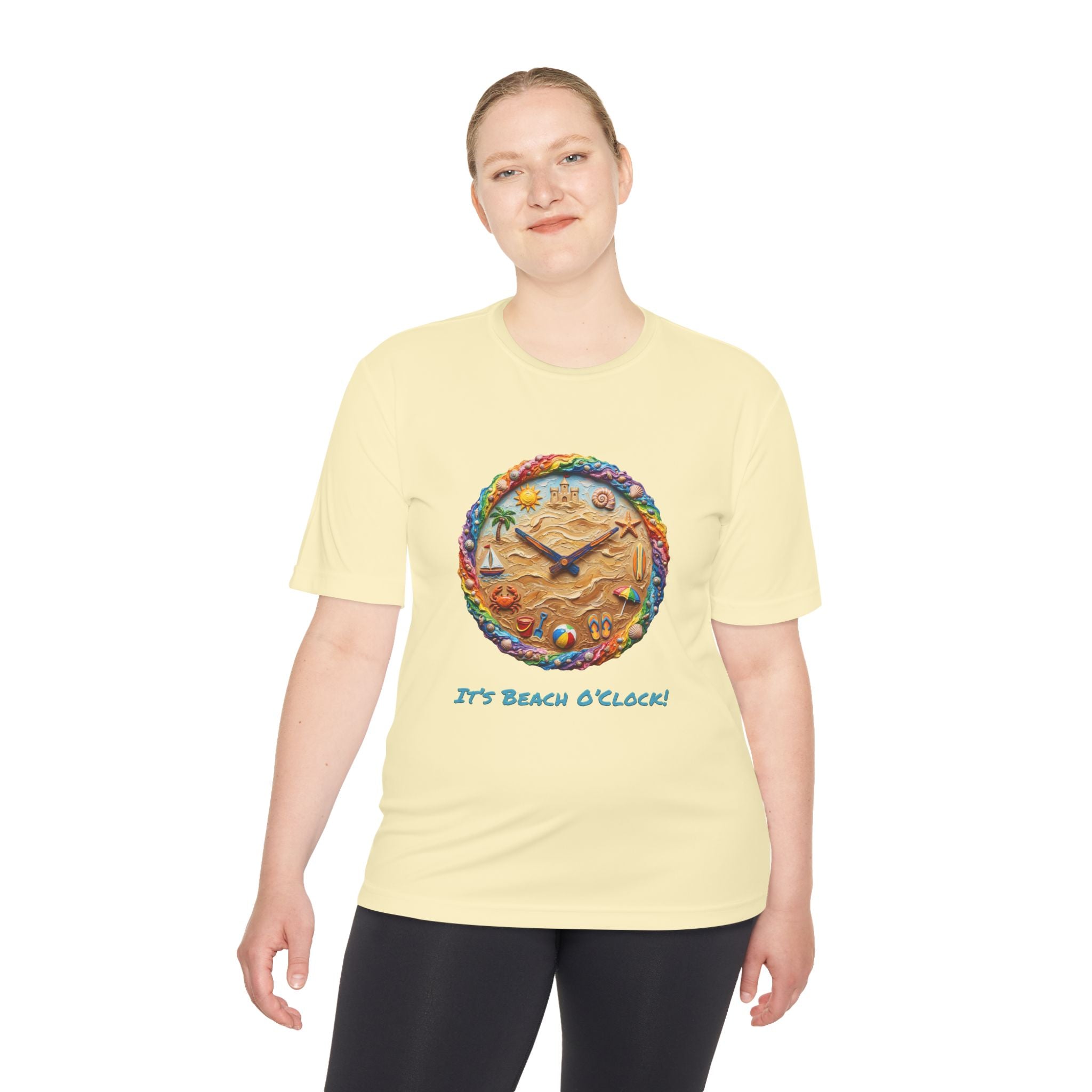 Beach Clock Performance Shirt — Graphic Tee
