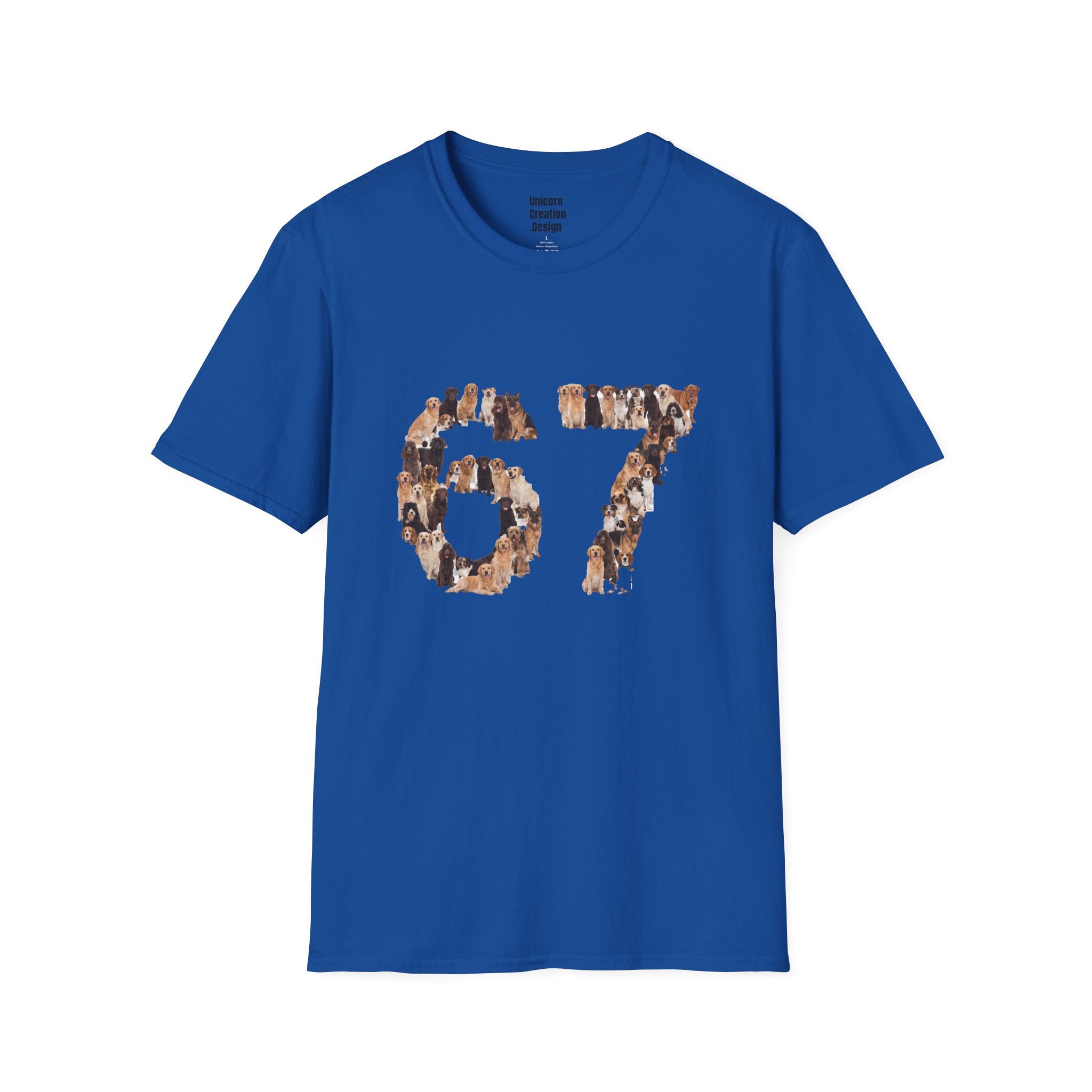 Dogs Number 67 Soft T-Shirt (Animal Lover)