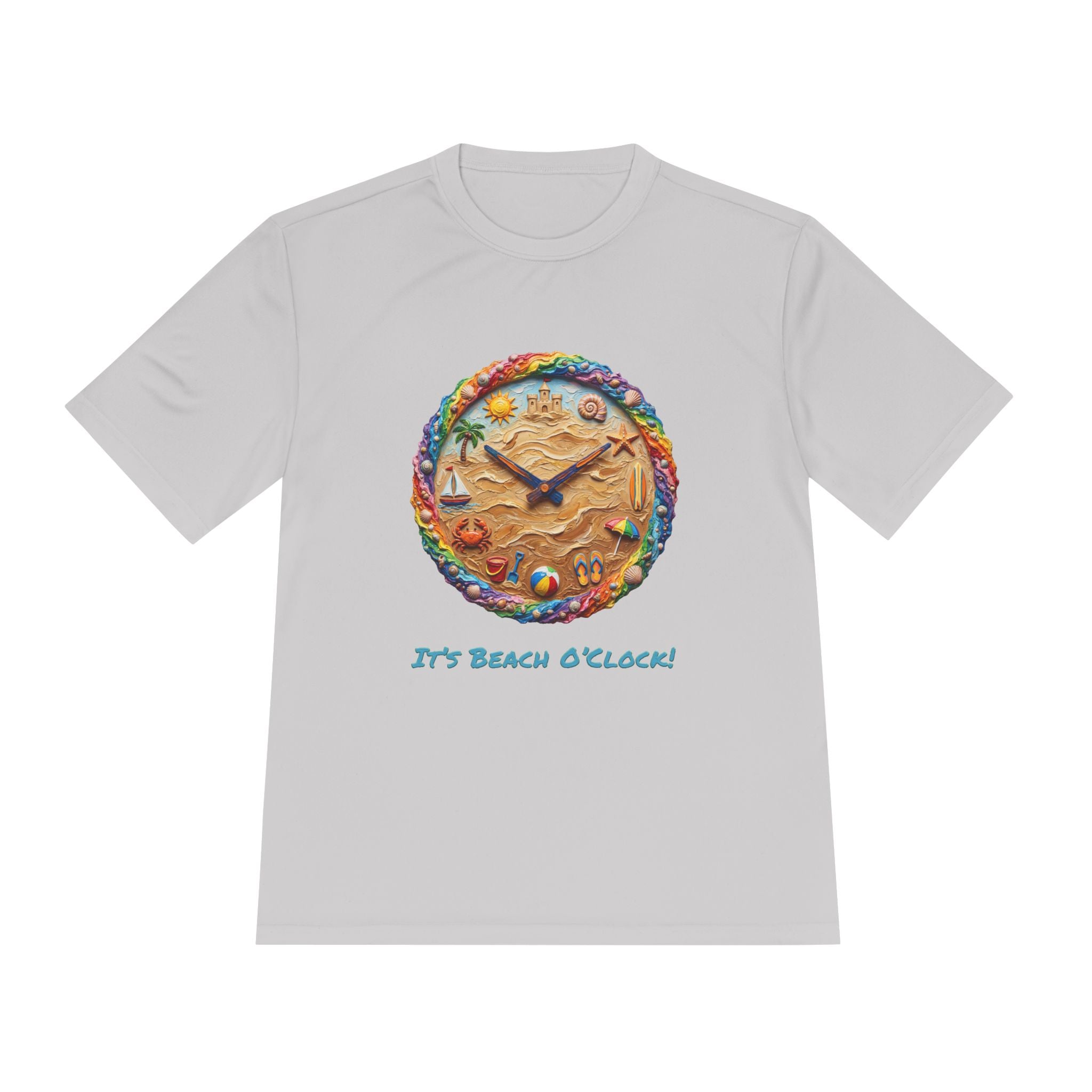 Beach Clock Performance Shirt — Graphic Tee