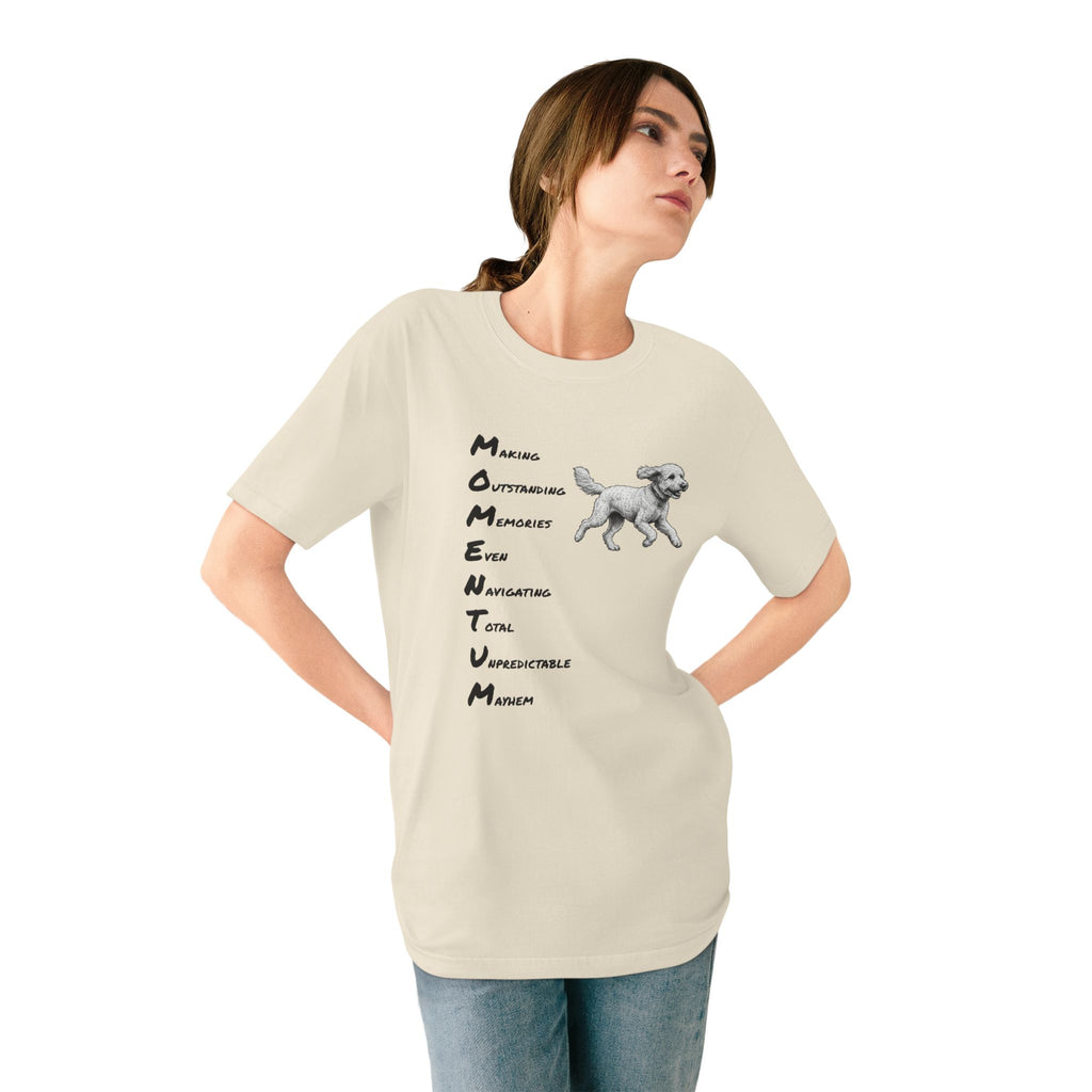 Organic Momentum Dog Graphic T-Shirt