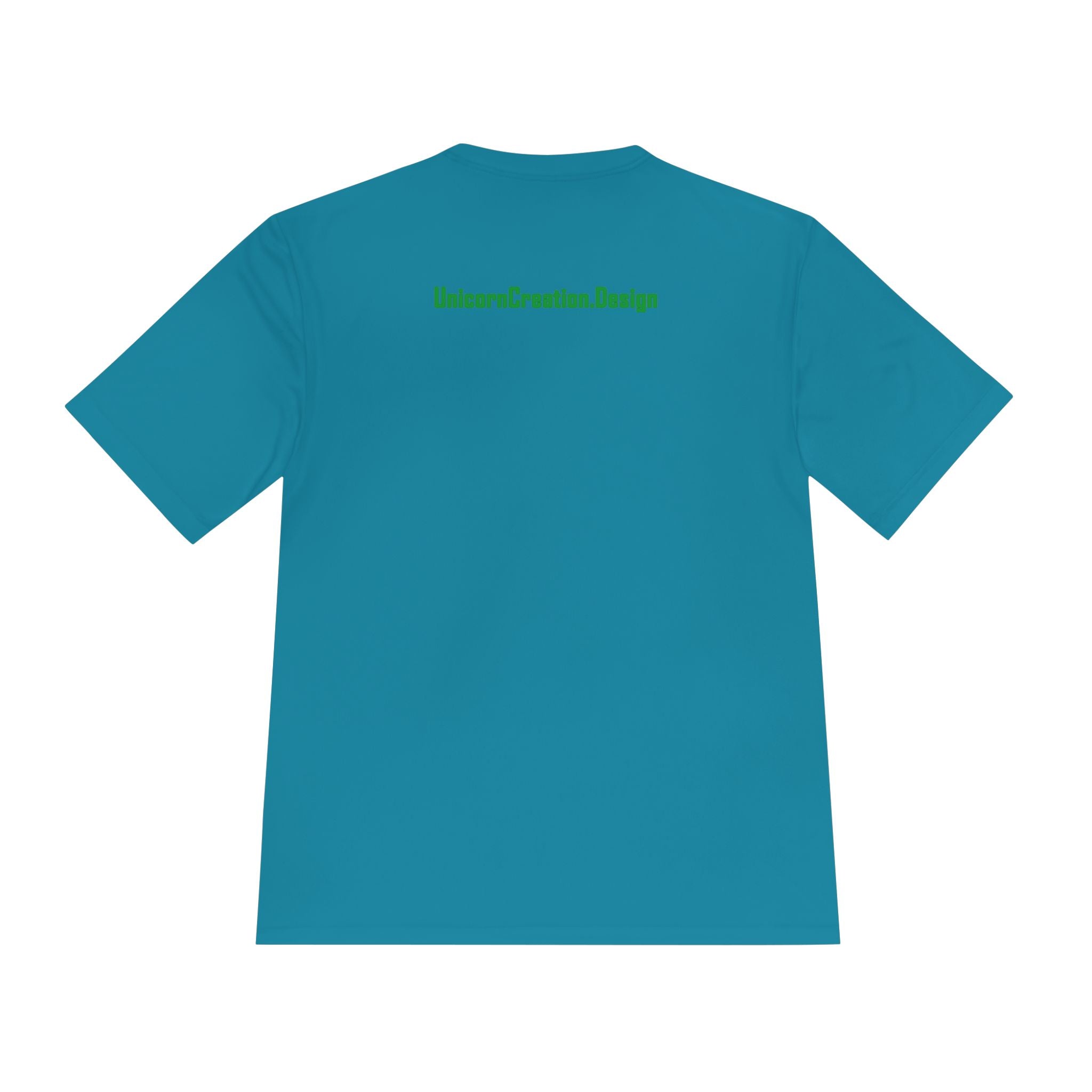 Rainbow Goldendoodle Performance Shirt — Colorful Dog Graphic Tee (My Emotional Support Human Is Offline)