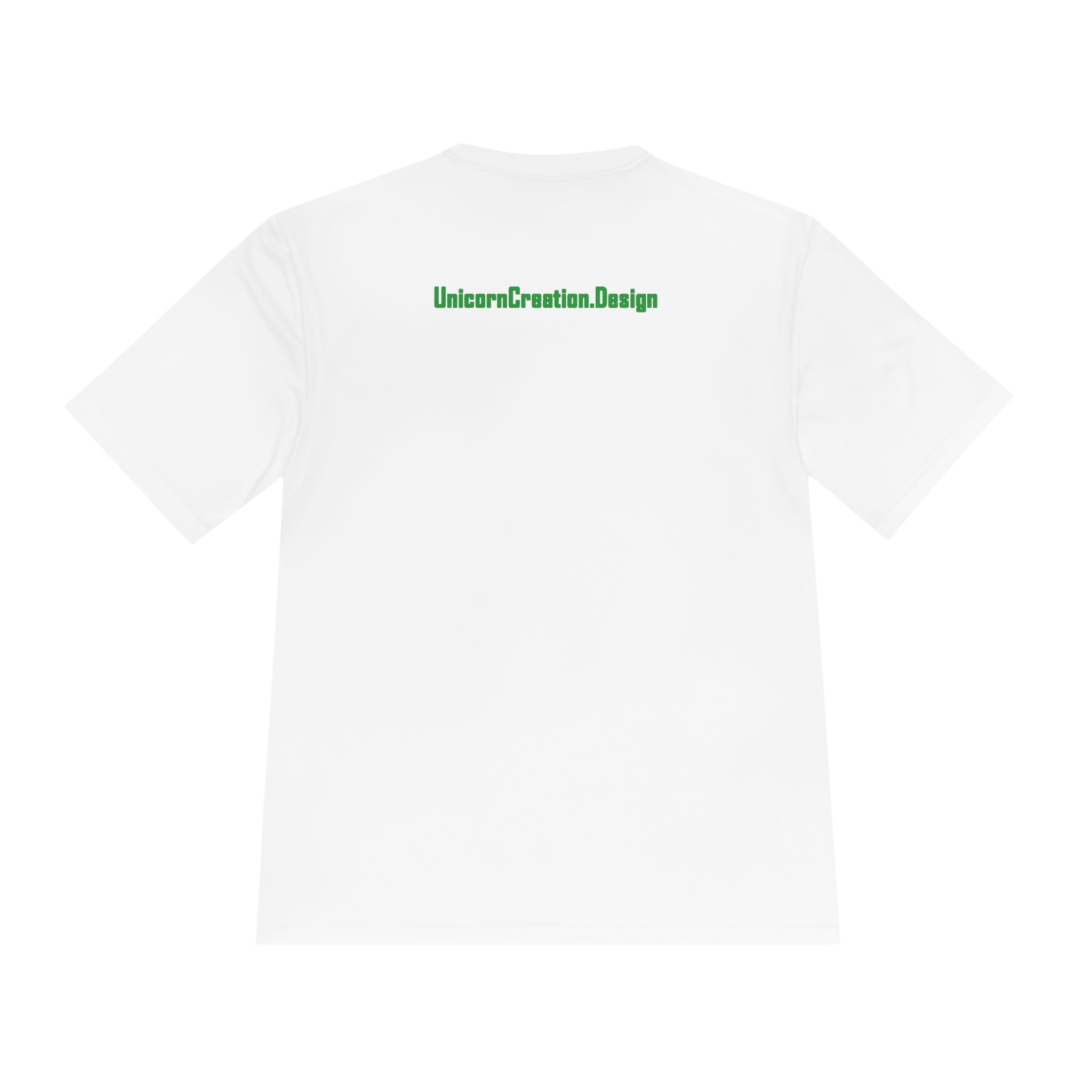 Rainbow Goldendoodle Performance Shirt — Colorful Dog Graphic Tee (My Emotional Support Human Is Offline)
