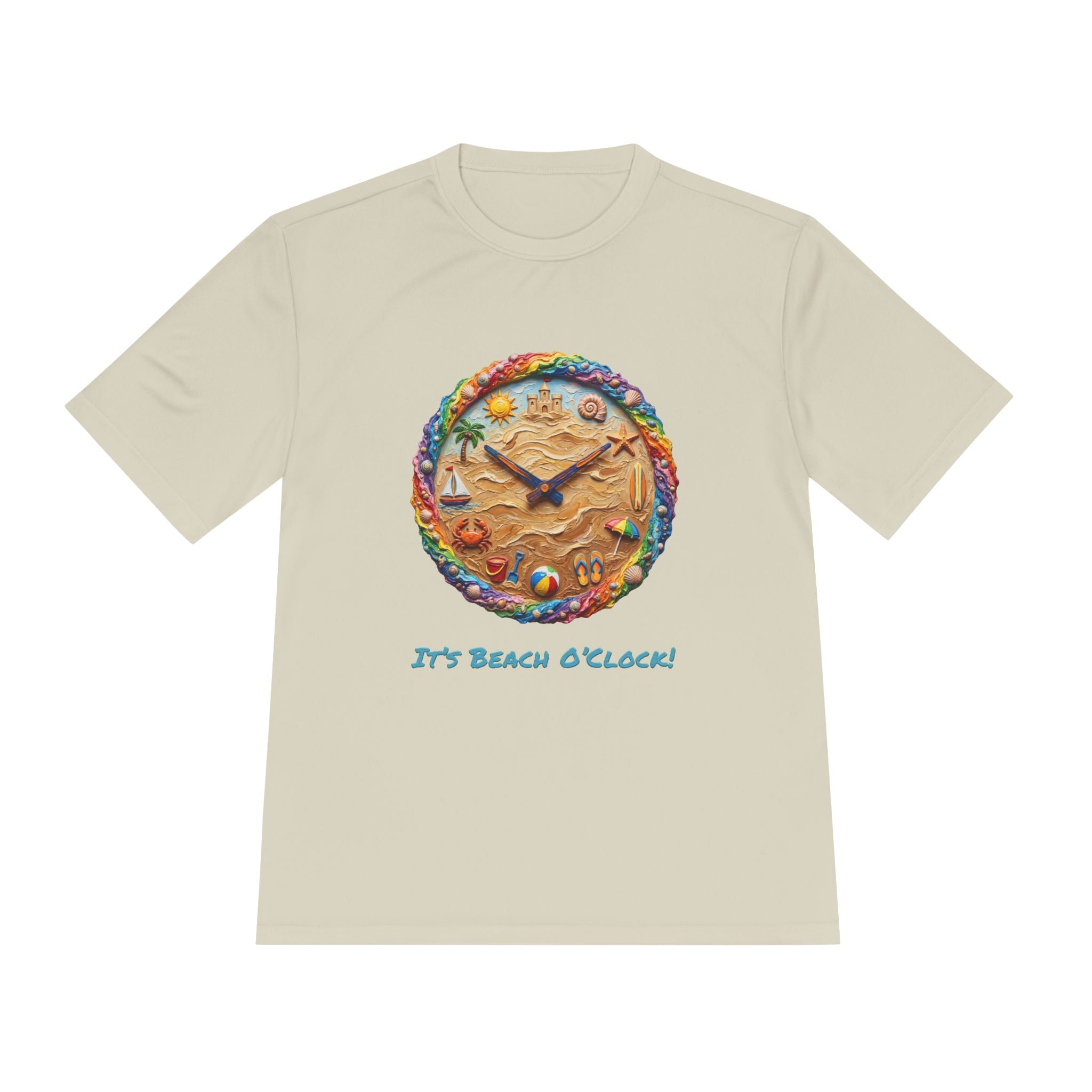 Beach Clock Performance Shirt — Graphic Tee