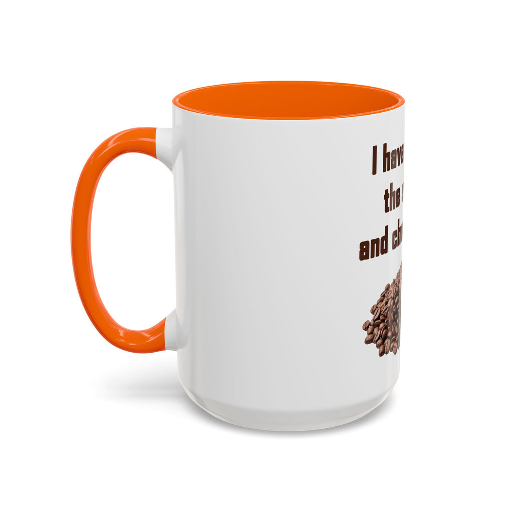 Coffee Mug — "I have reviewed the situation and chosen coffee" (15 oz)