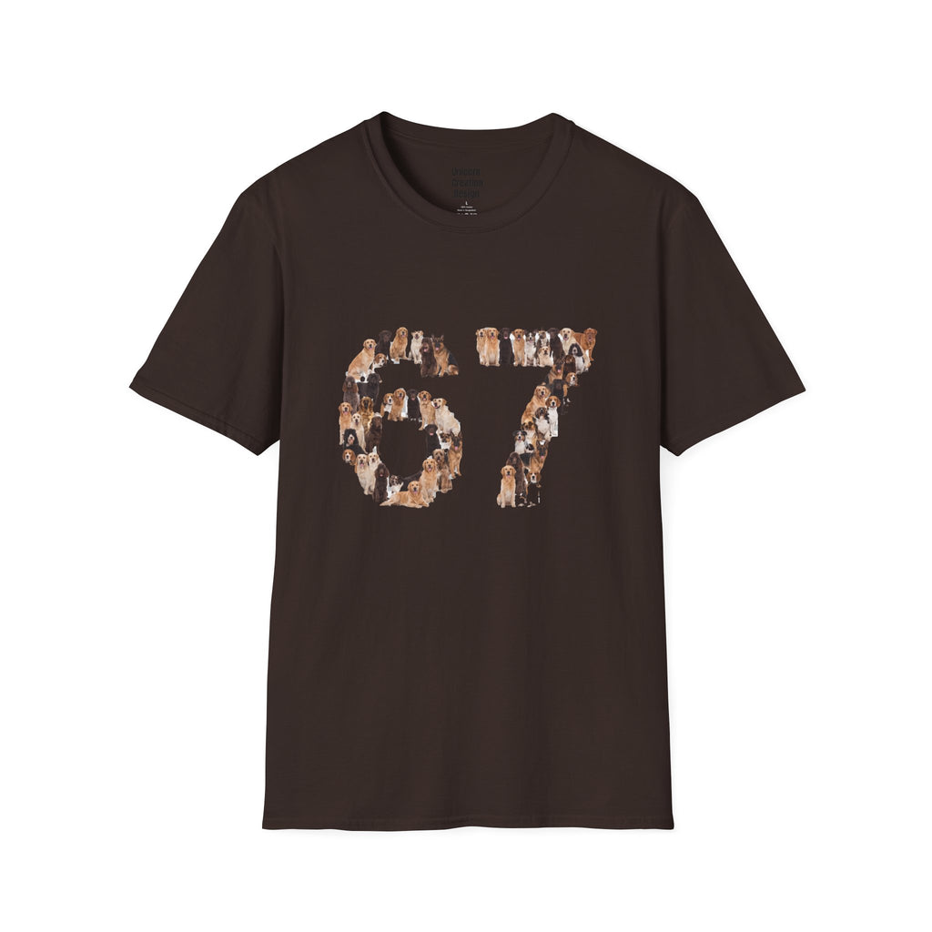 Dogs Number 67 Soft T-Shirt (Animal Lover)
