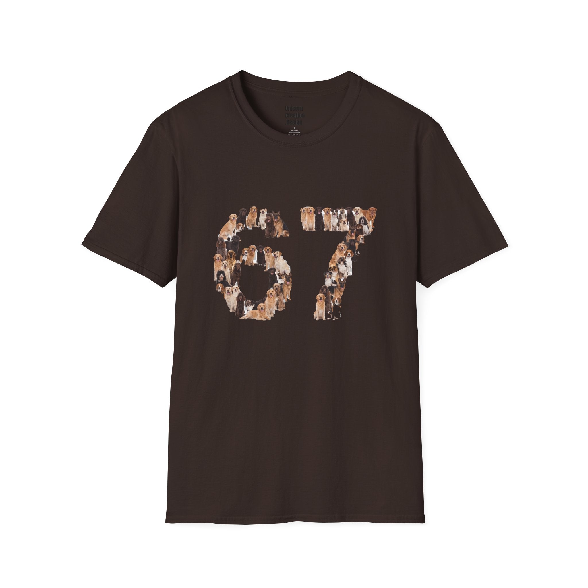 Dogs Number 67 Soft T-Shirt (Animal Lover)