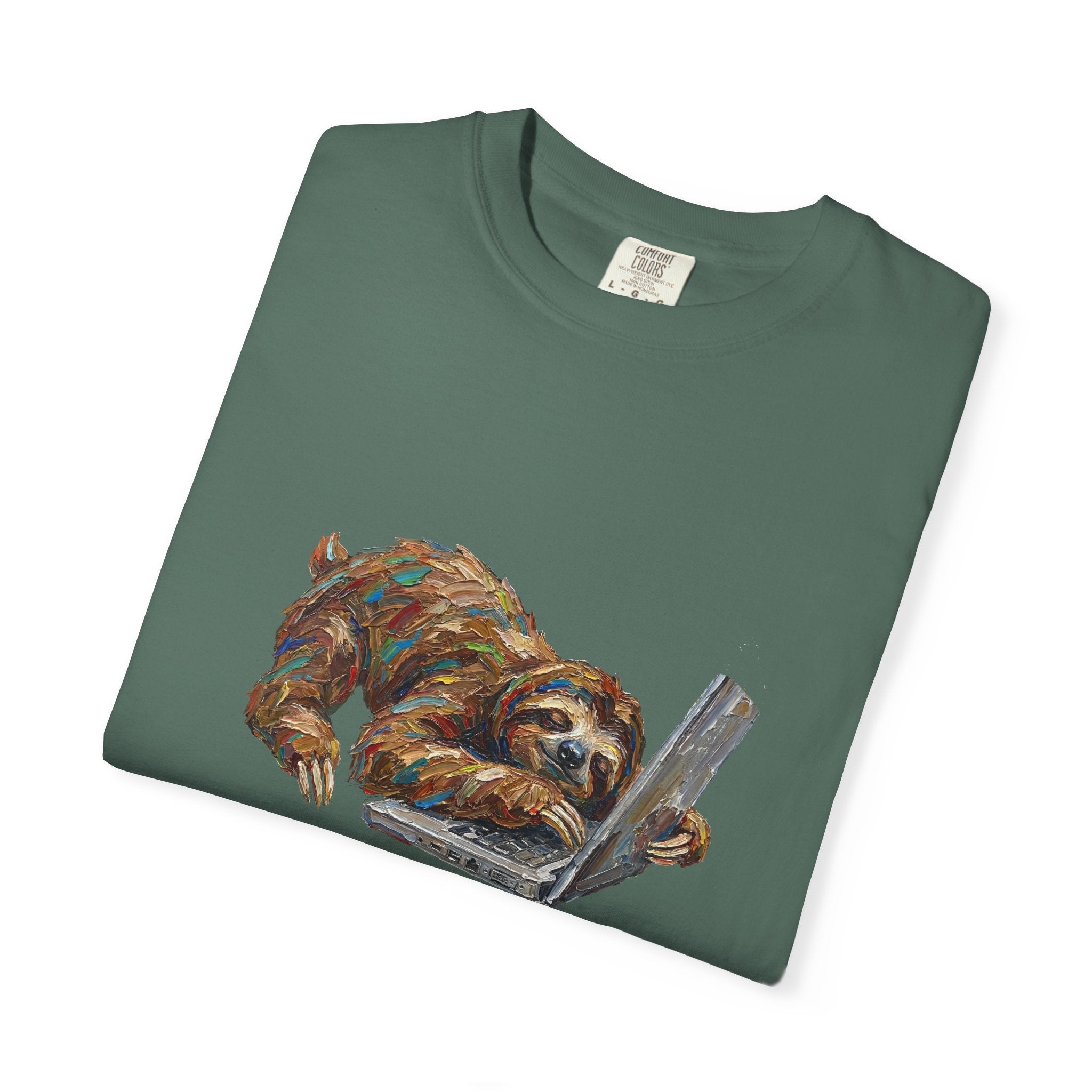 Sloth with Laptop Graphic Tee (What Project?)