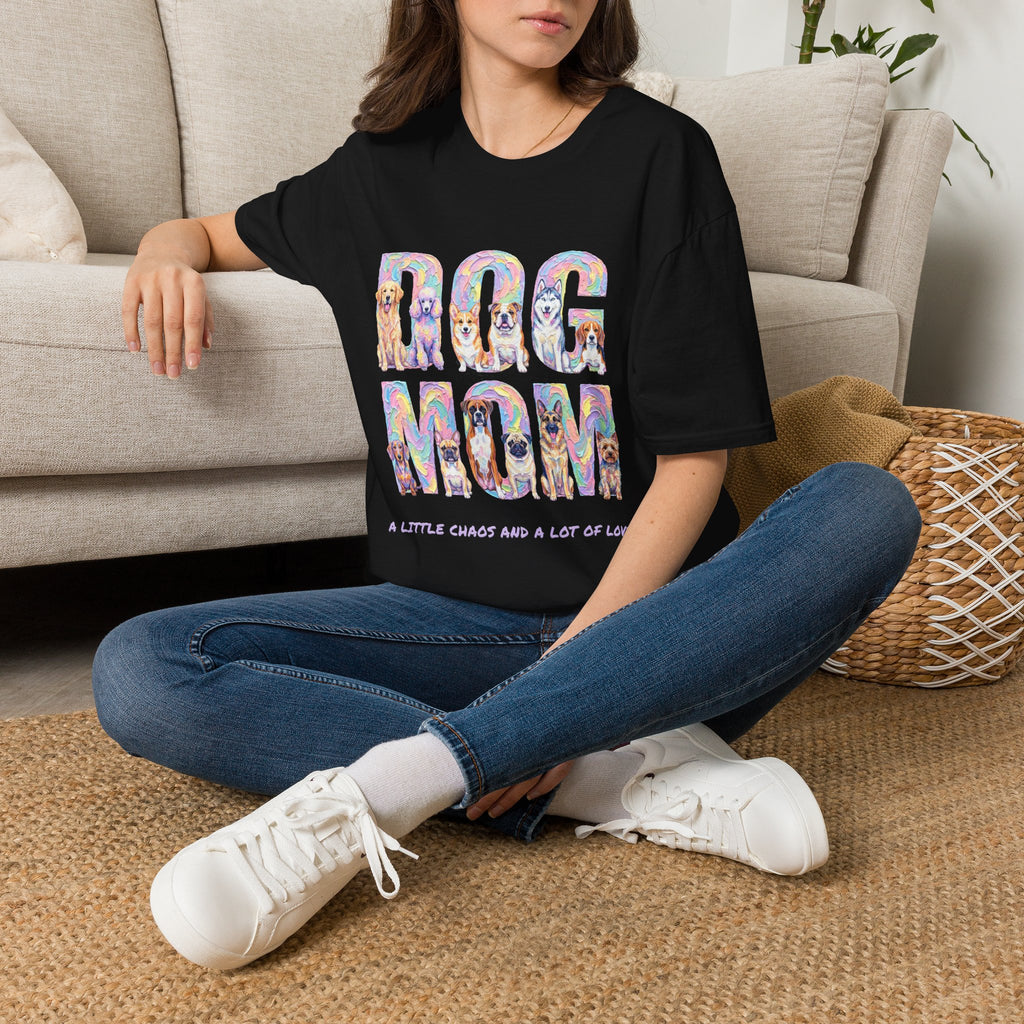 Dog Mom Pastel Soft T-Shirt (Dog Lover)