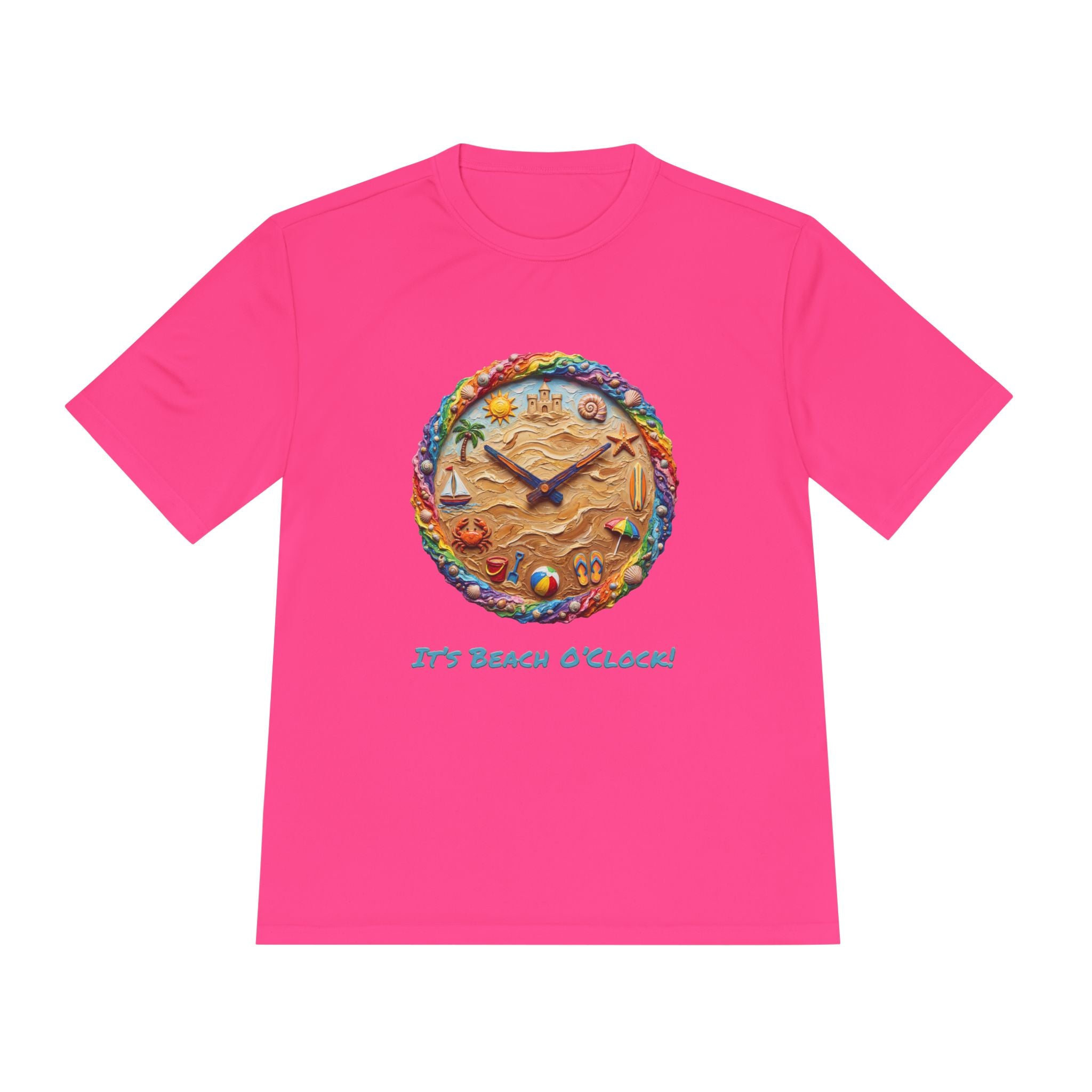 Beach Clock Performance Shirt — Graphic Tee