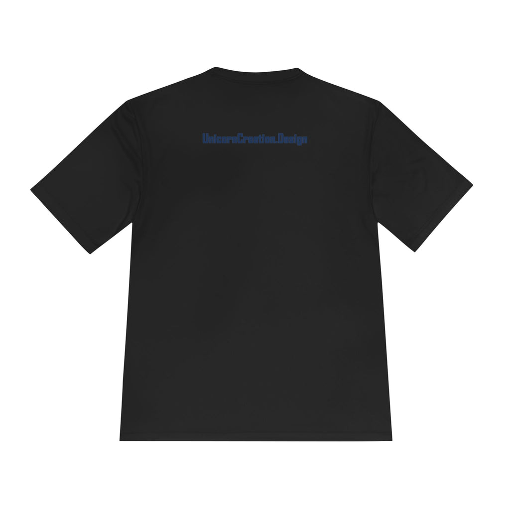 Unicorn Stat Card Moisture Wicking Shirt — "Special Ability: Invisibility"
