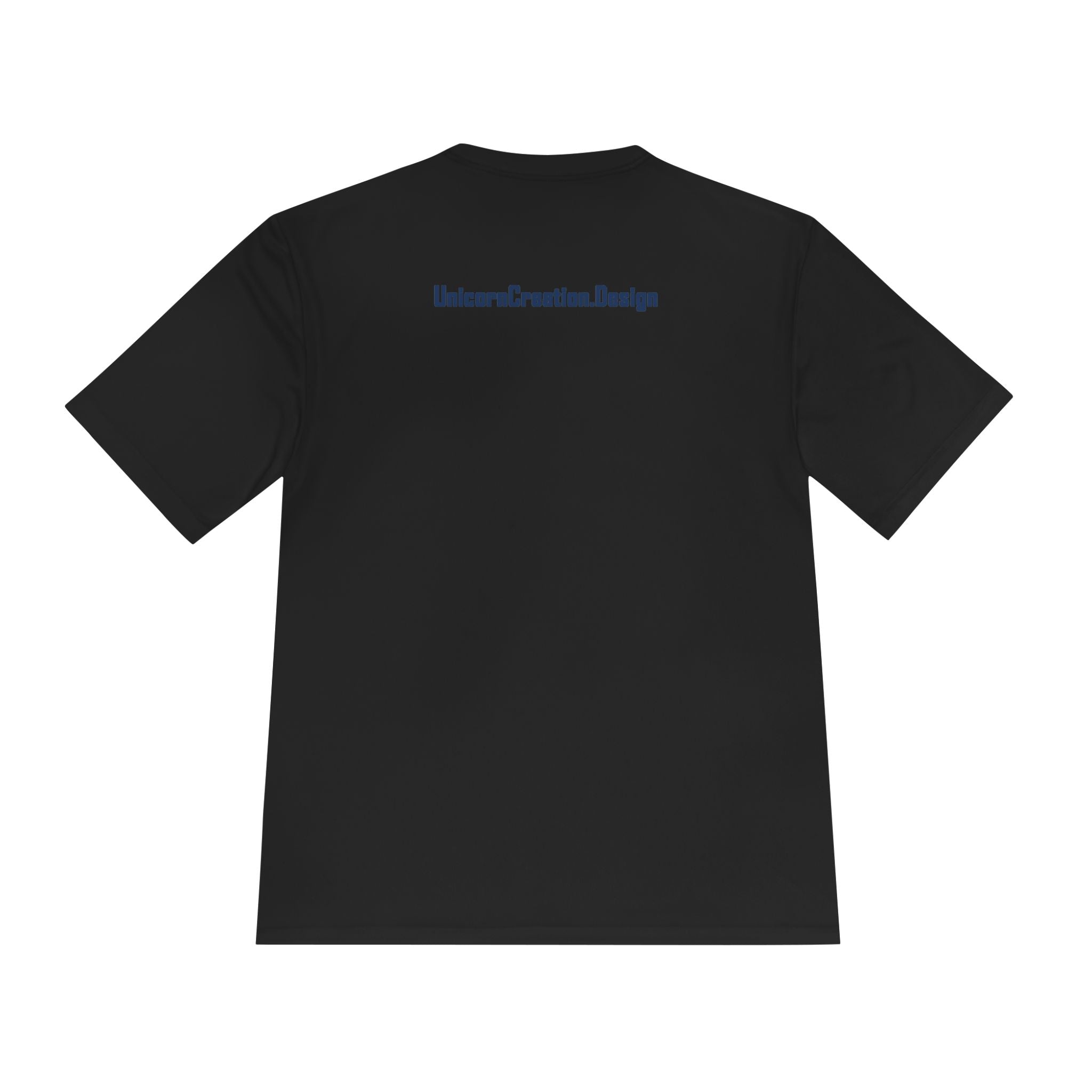Unicorn Stat Card Moisture Wicking Shirt — "Special Ability: Invisibility"