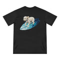Organic Dog Surfing Graphic T-Shirt