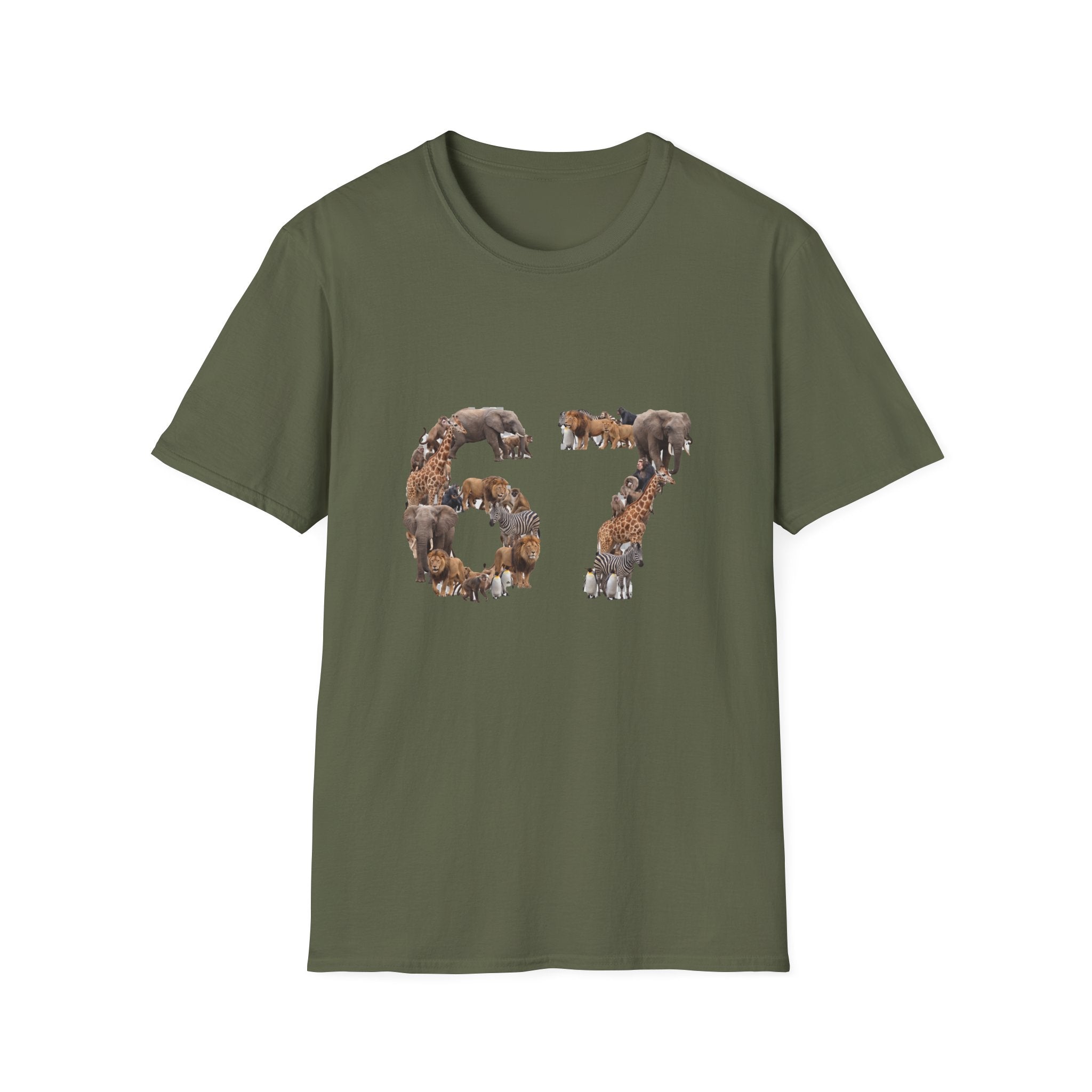 Zoo Animals 67 Soft T-Shirt (Animal Lover)