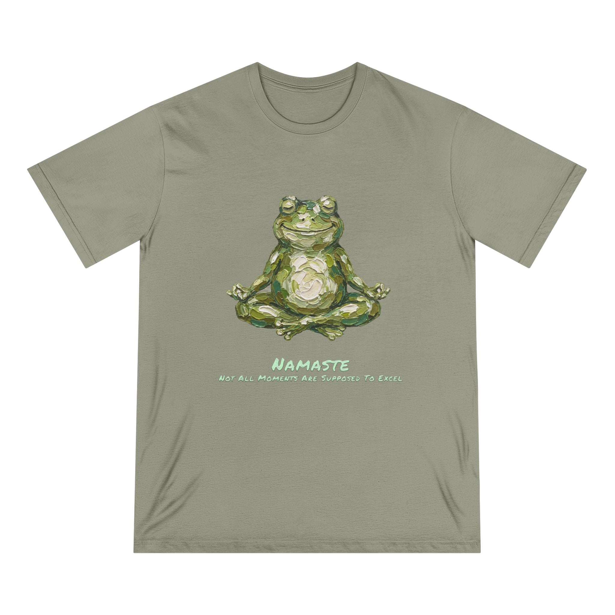Organic Namaste Frog Graphic T-Shirt