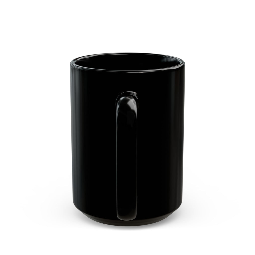 Rainbow Octopus Multitasking Black Coffee Mug (Personalize, 15oz)