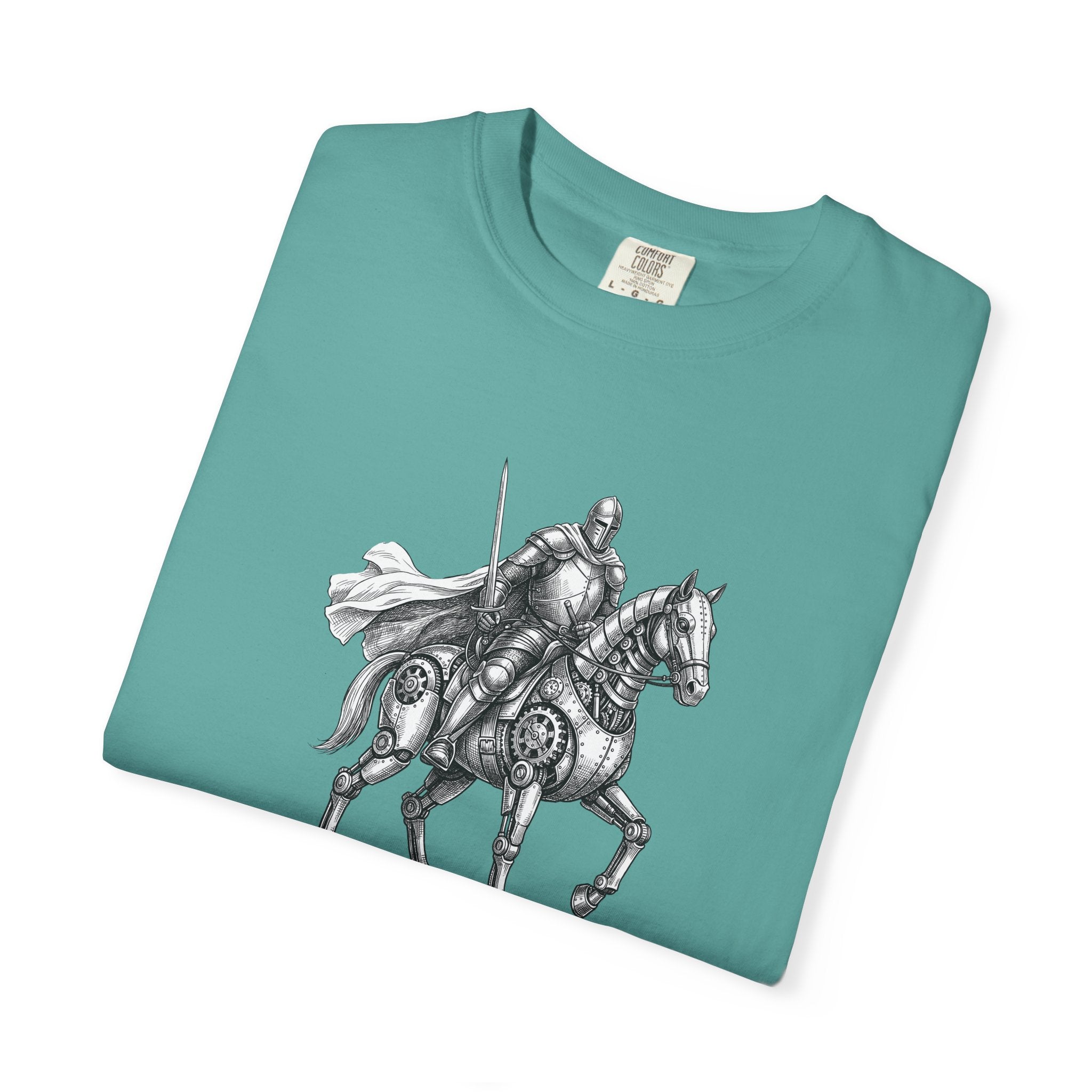 Knight & His Steed T‑Shirt — “This Quest Requires Charging Stations" Tee