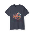 Octopus Multitasking Tee — "I Have a PhD in Multitasking" Cotton T-Shirt